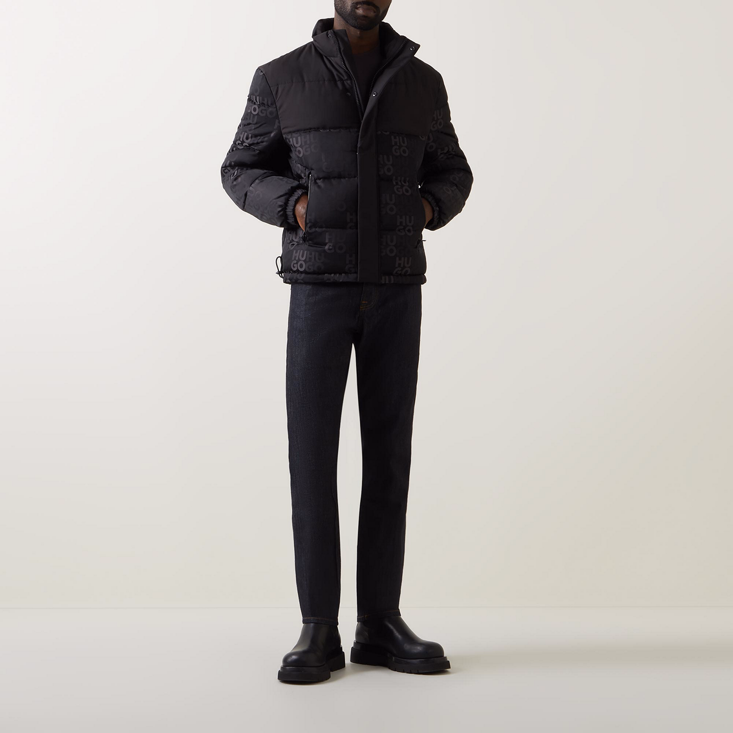 Balto Tonal Monogram Padded Jacket