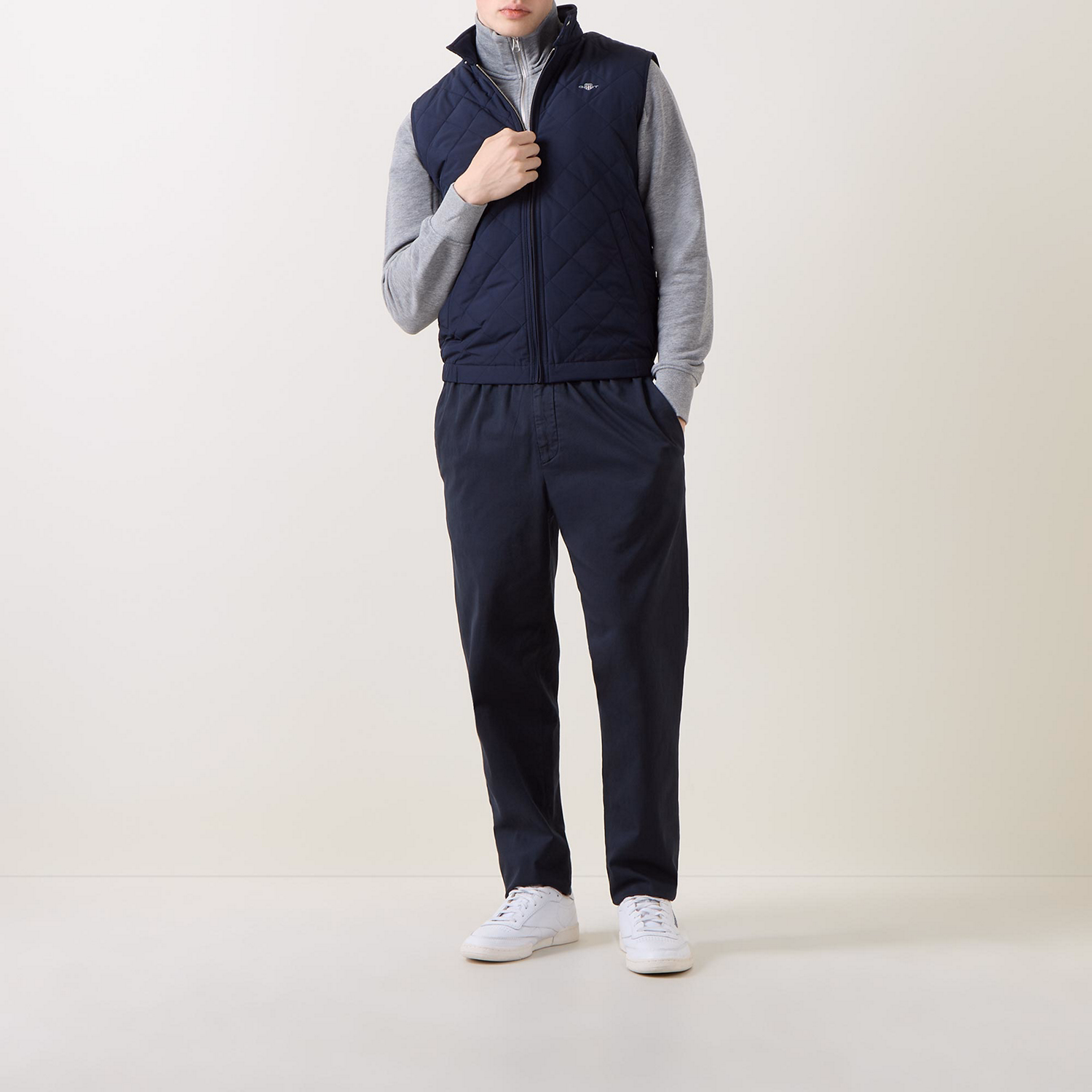 Quilted Windcheater Gilet