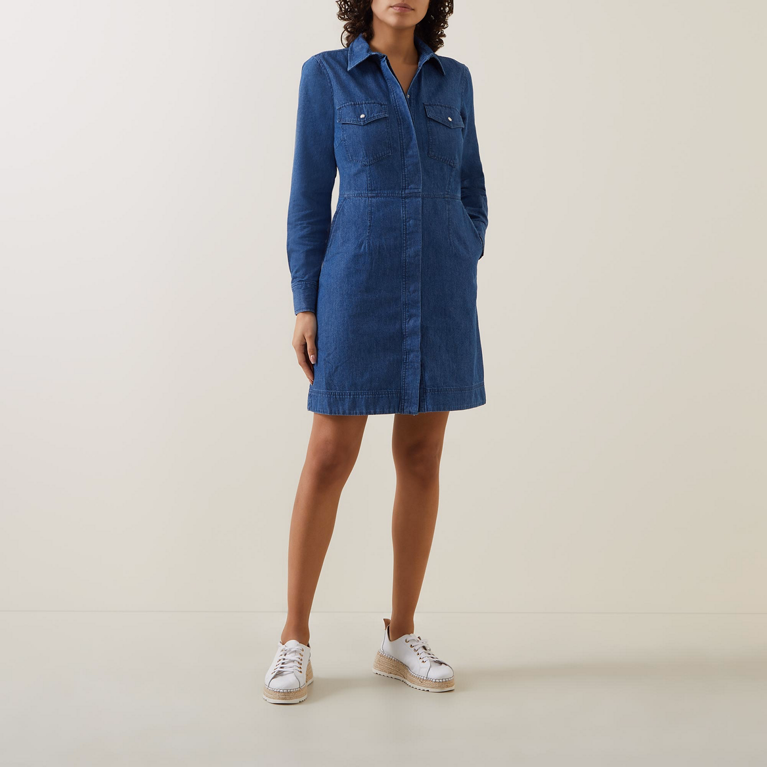 Freja Denim Shirt Dress
