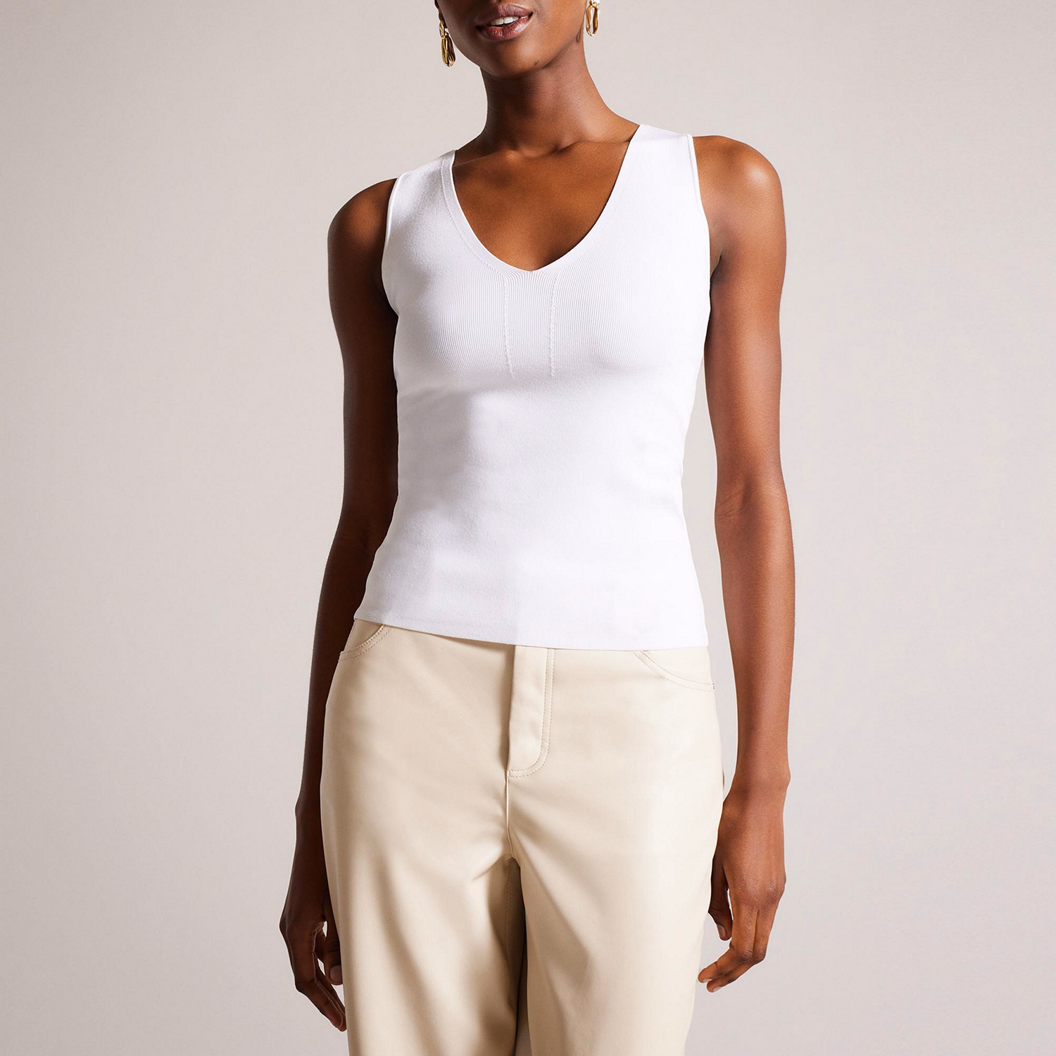 Sarhaa Engineered Knit Top