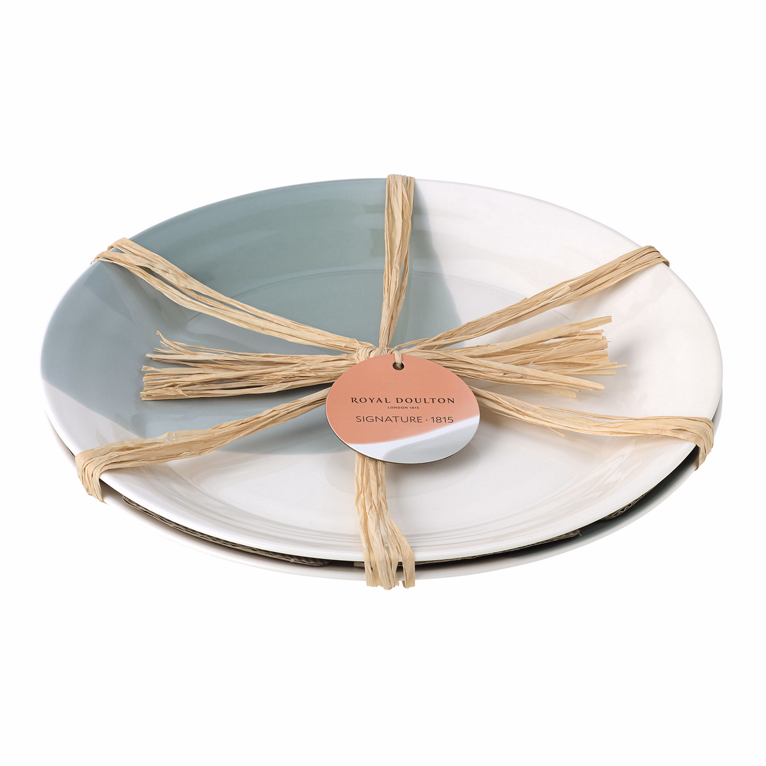 1815 Signature Plate 29cm 11.4in Green Set of 2