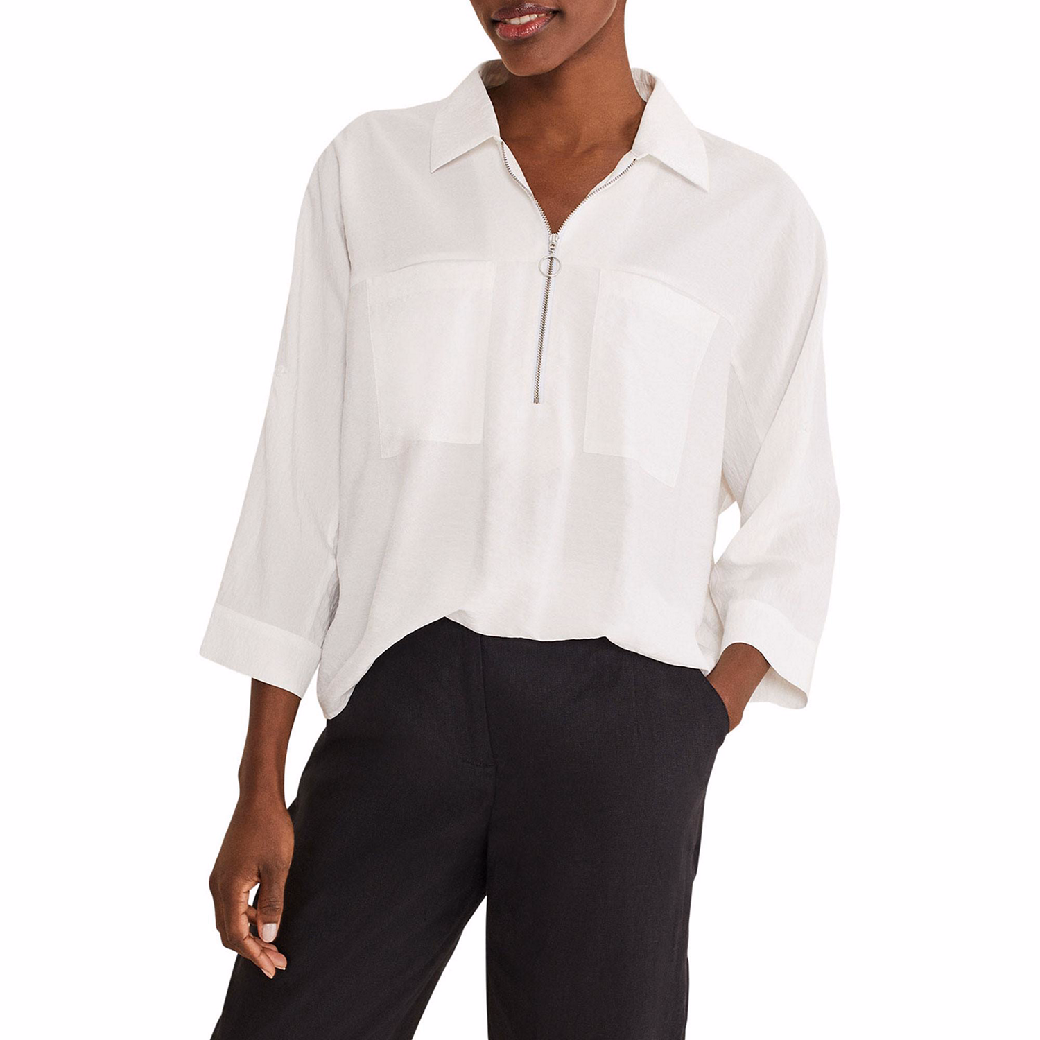 Cynthia Zip Front Shirt