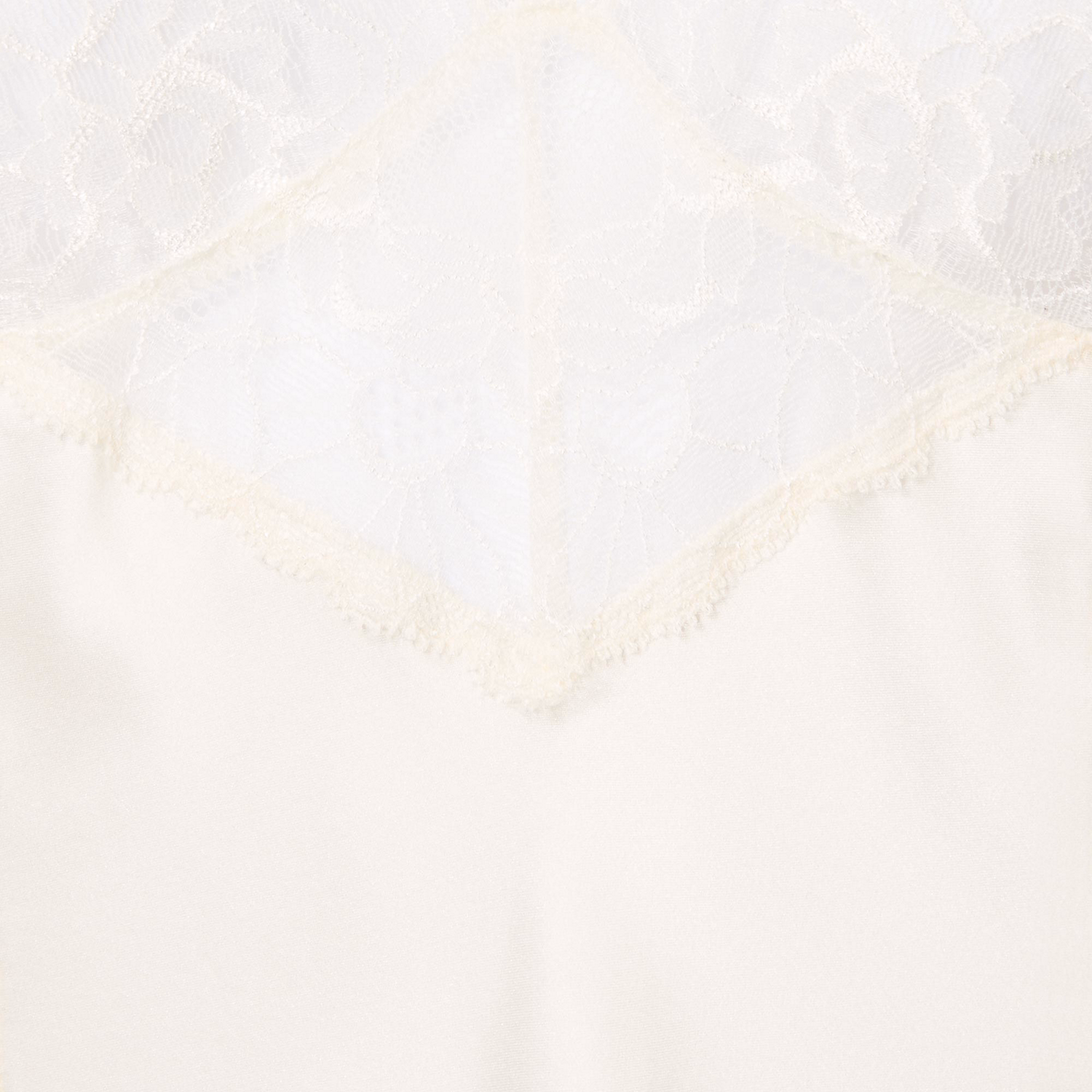 Lace-Detail Silk Chemise