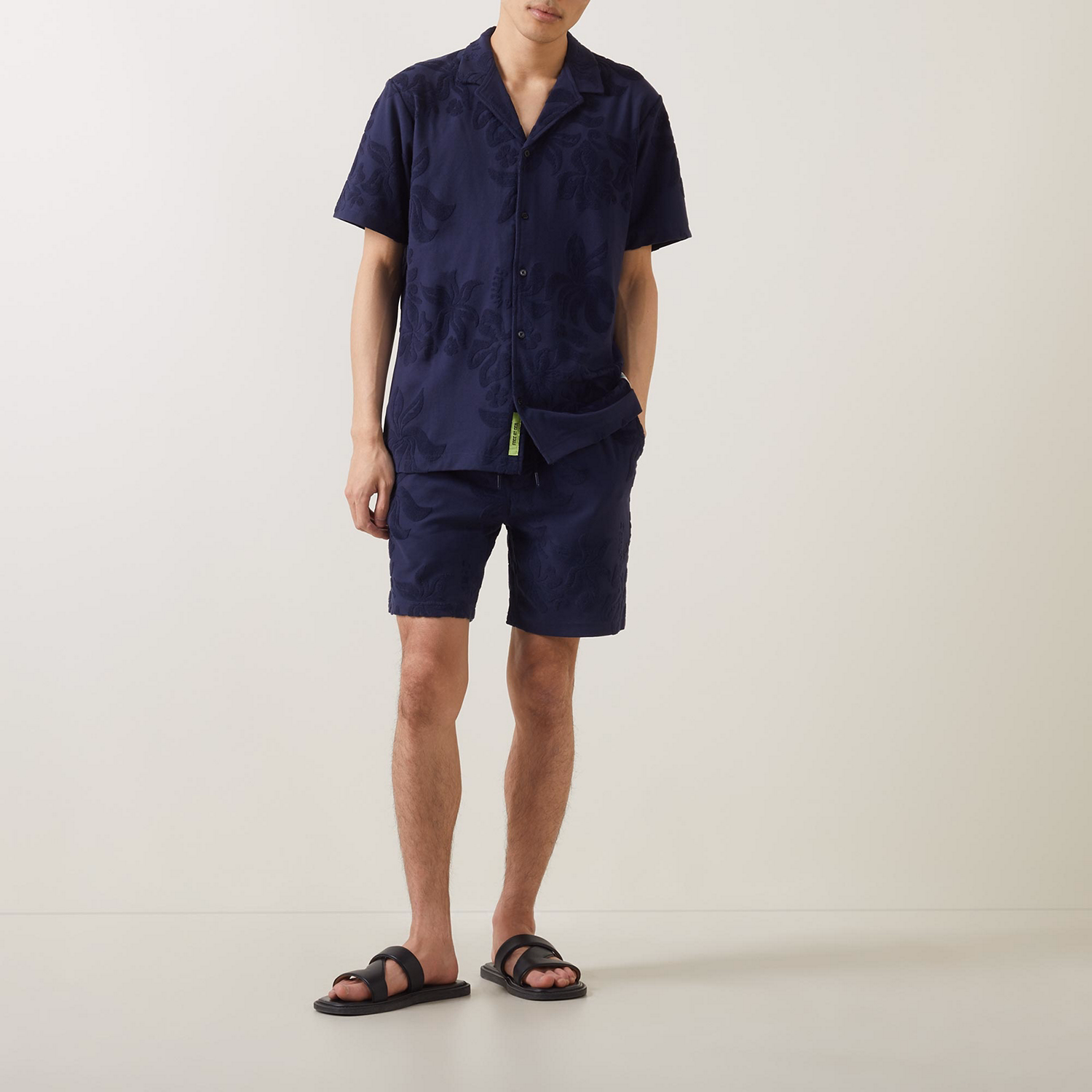 Jacquard Palm Towelling Shorts