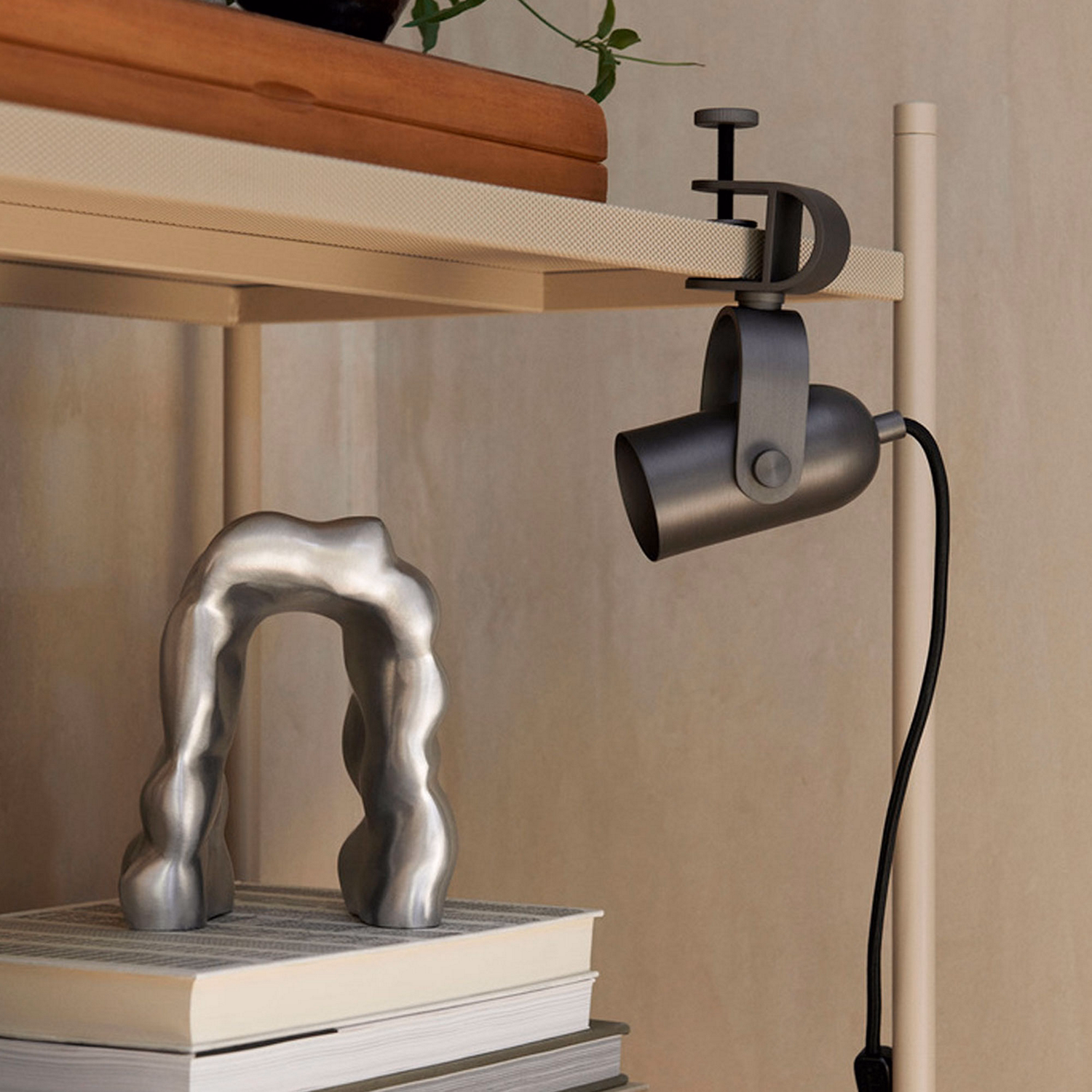 Morf Sculpture Brushed Aluminium