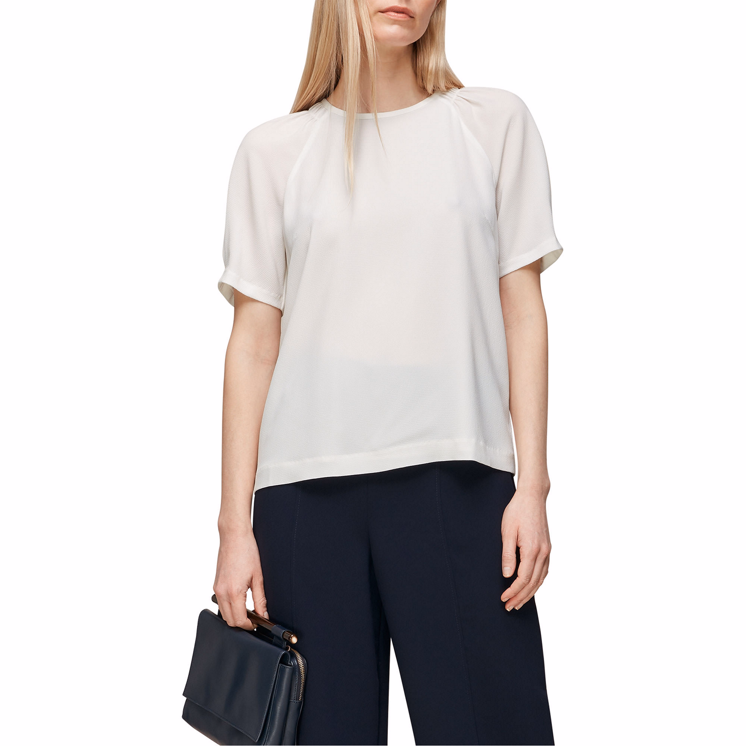 Smocked Shoulder Shell Top