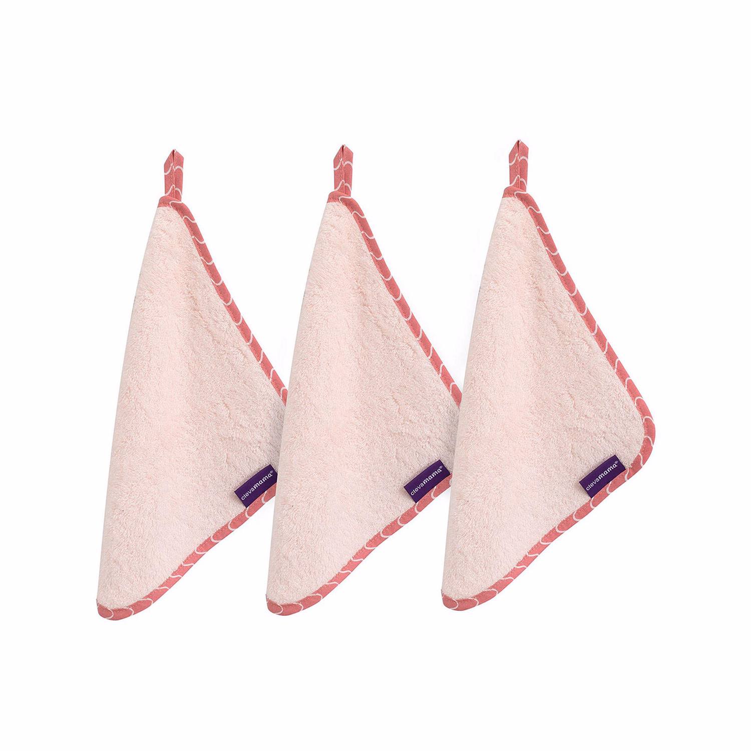 Three-Pack Bamboo Washcloths