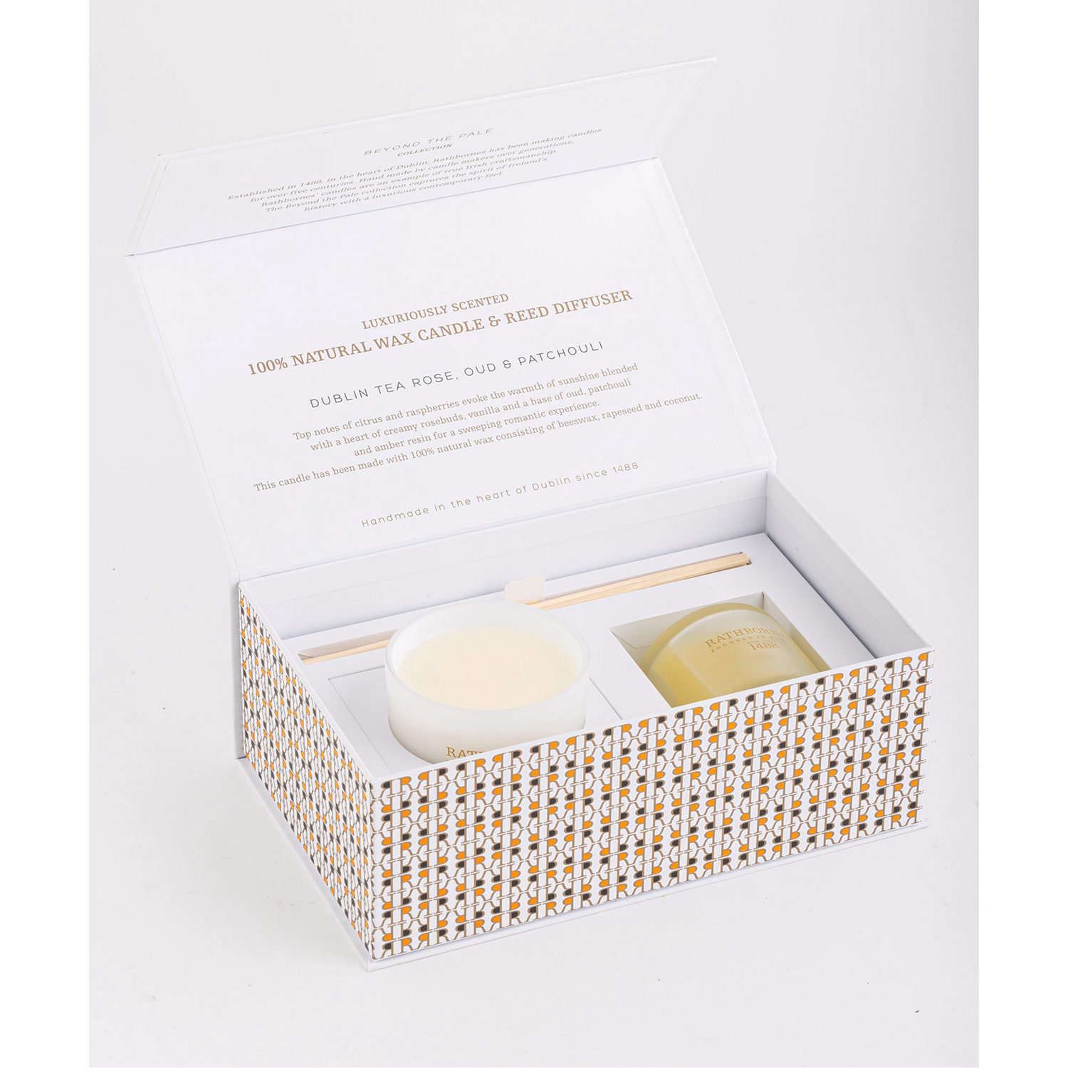 Dublin Tea Rose Diffuser and Candle Gift Set