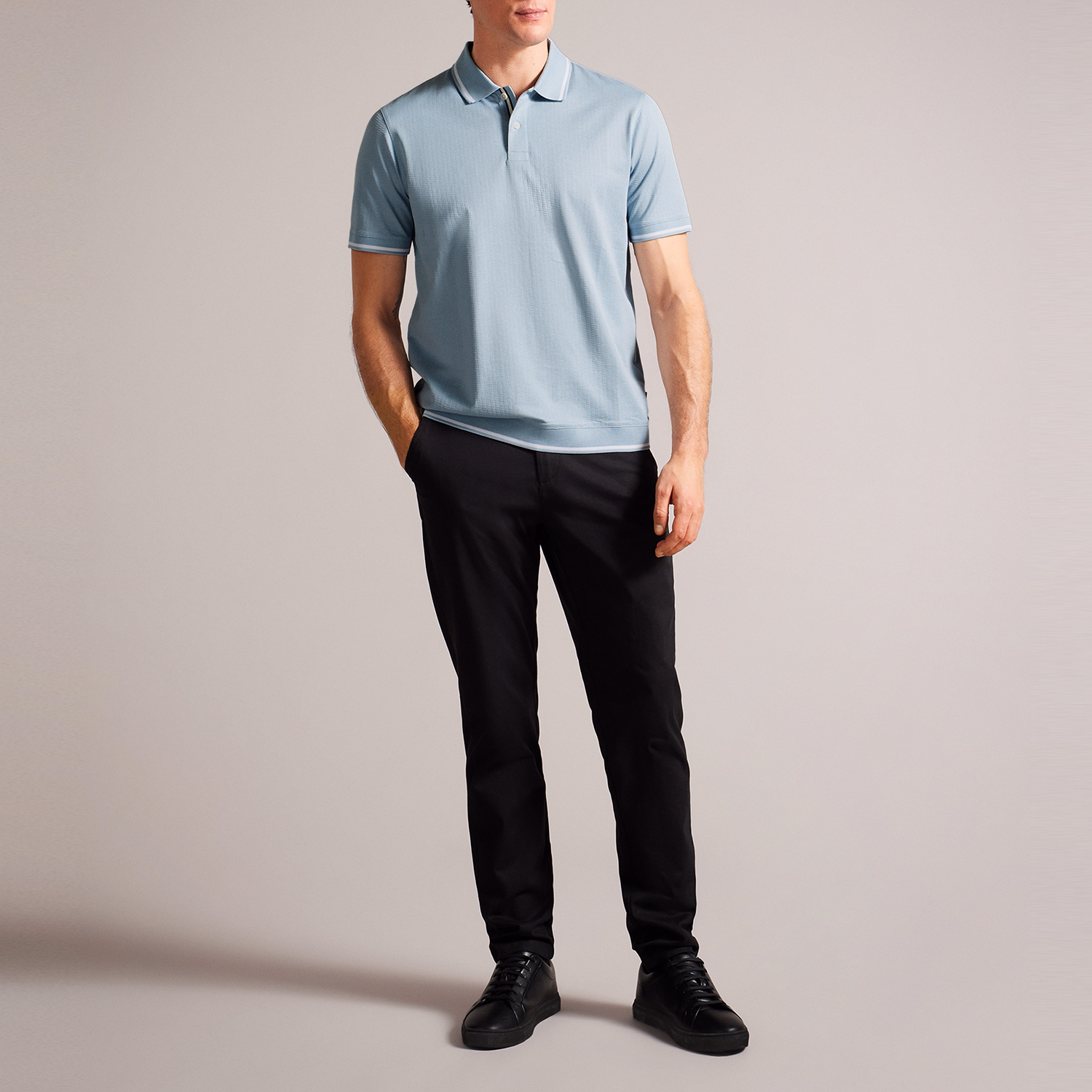 Erwen Textured Polo Shirt