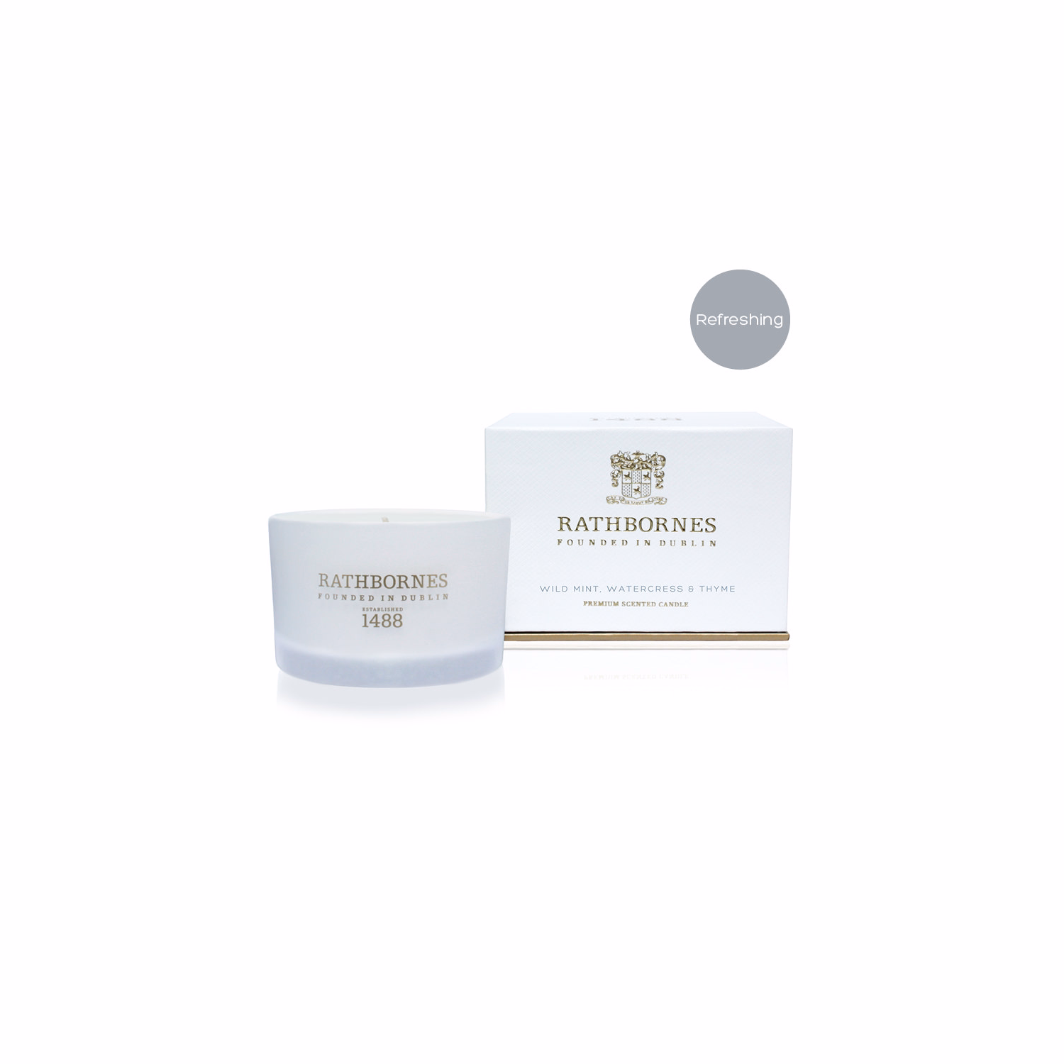 Wild Mint, Watercress and Thyme Travel Candle