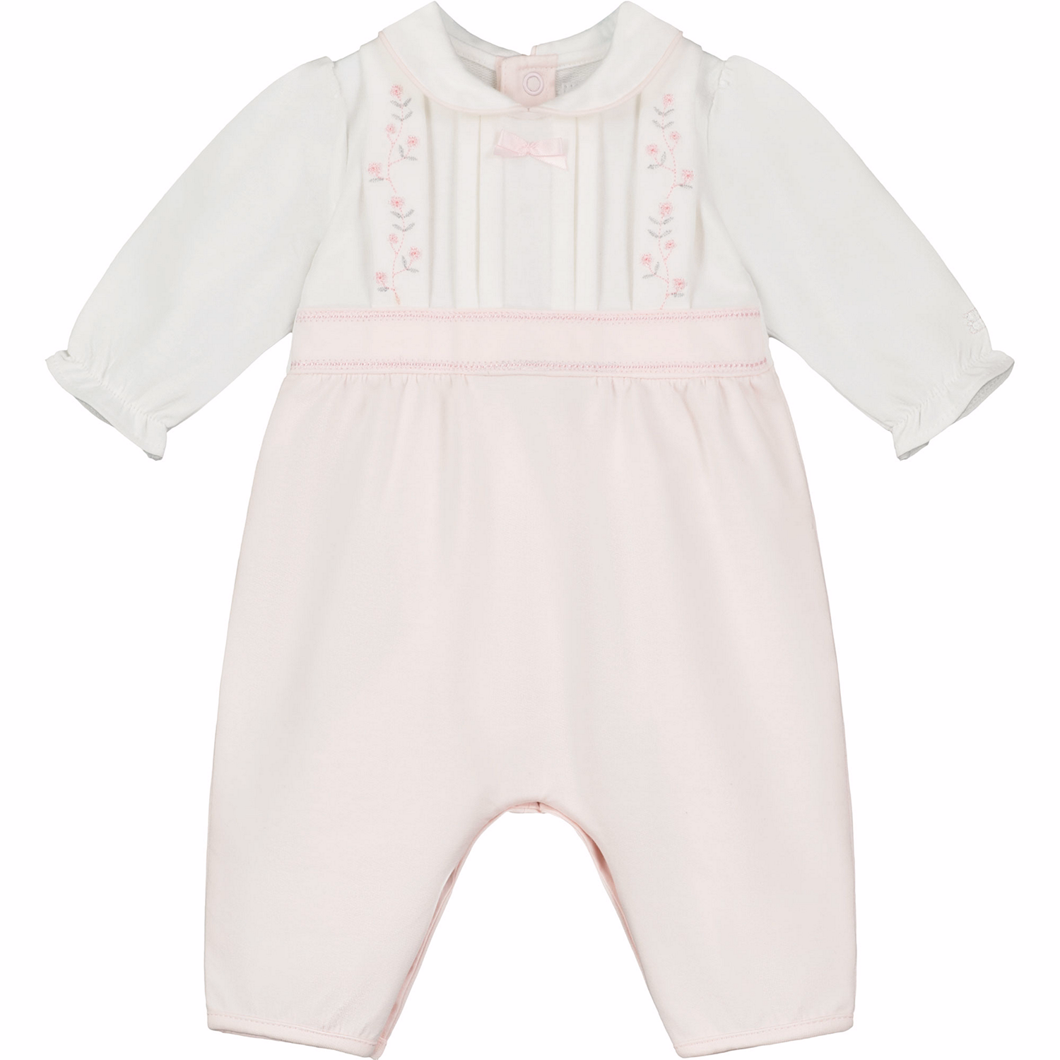 Two-Piece Florence Collared Babygrow & Headband Set