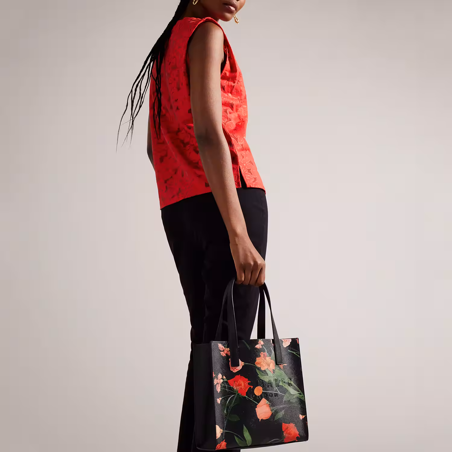 Floral Small Tote Bag