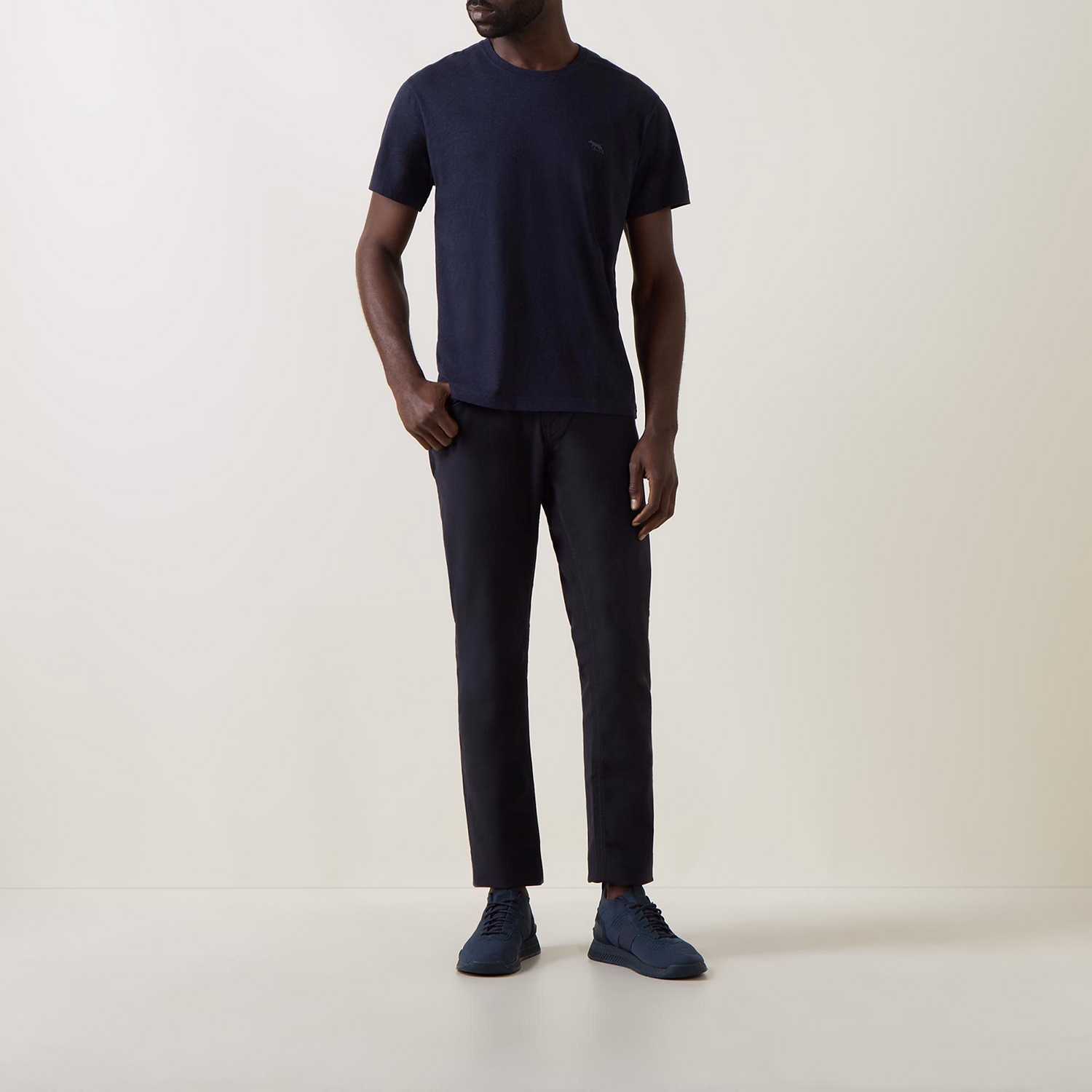 Gun Crew Neck Cotton T-Shirt