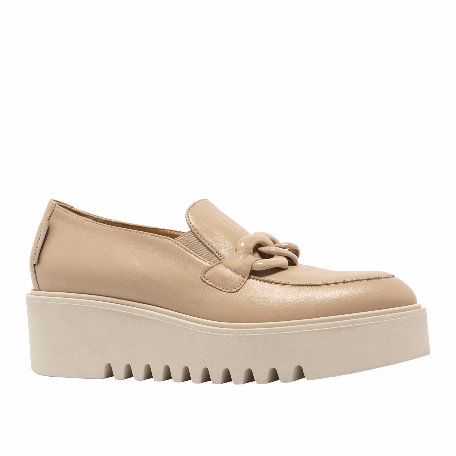 Lizi Chain-Detail Platform Loafers