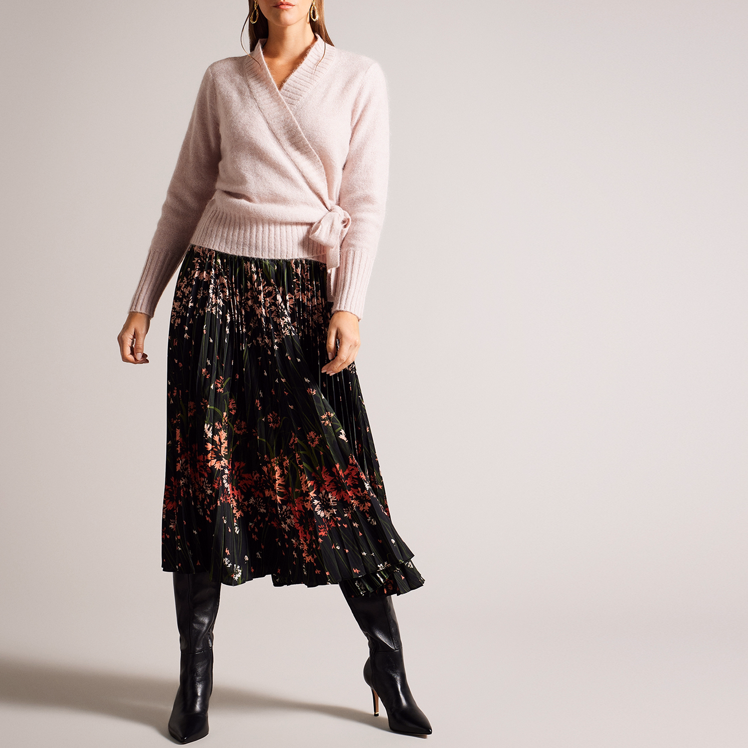 Enricaa Pleated Skirt