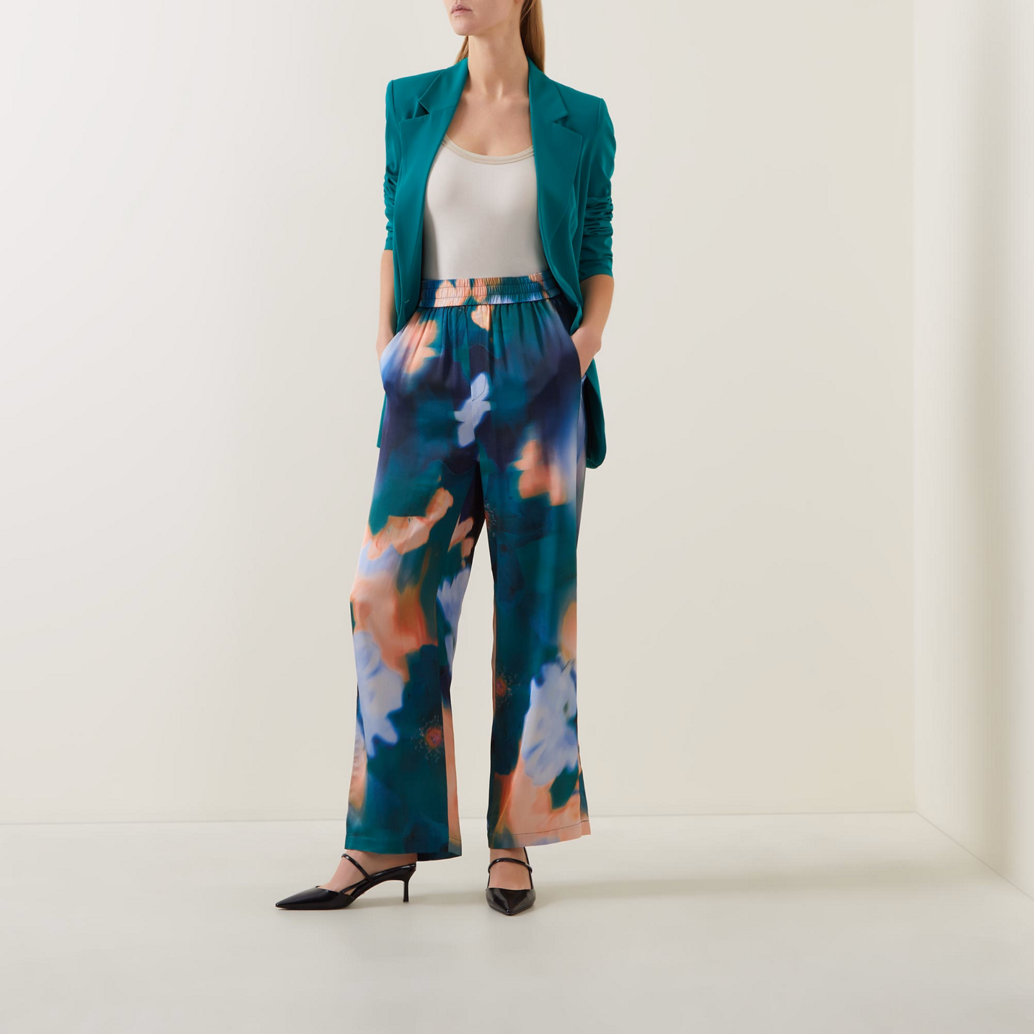 Tessah Floral-Print Trousers