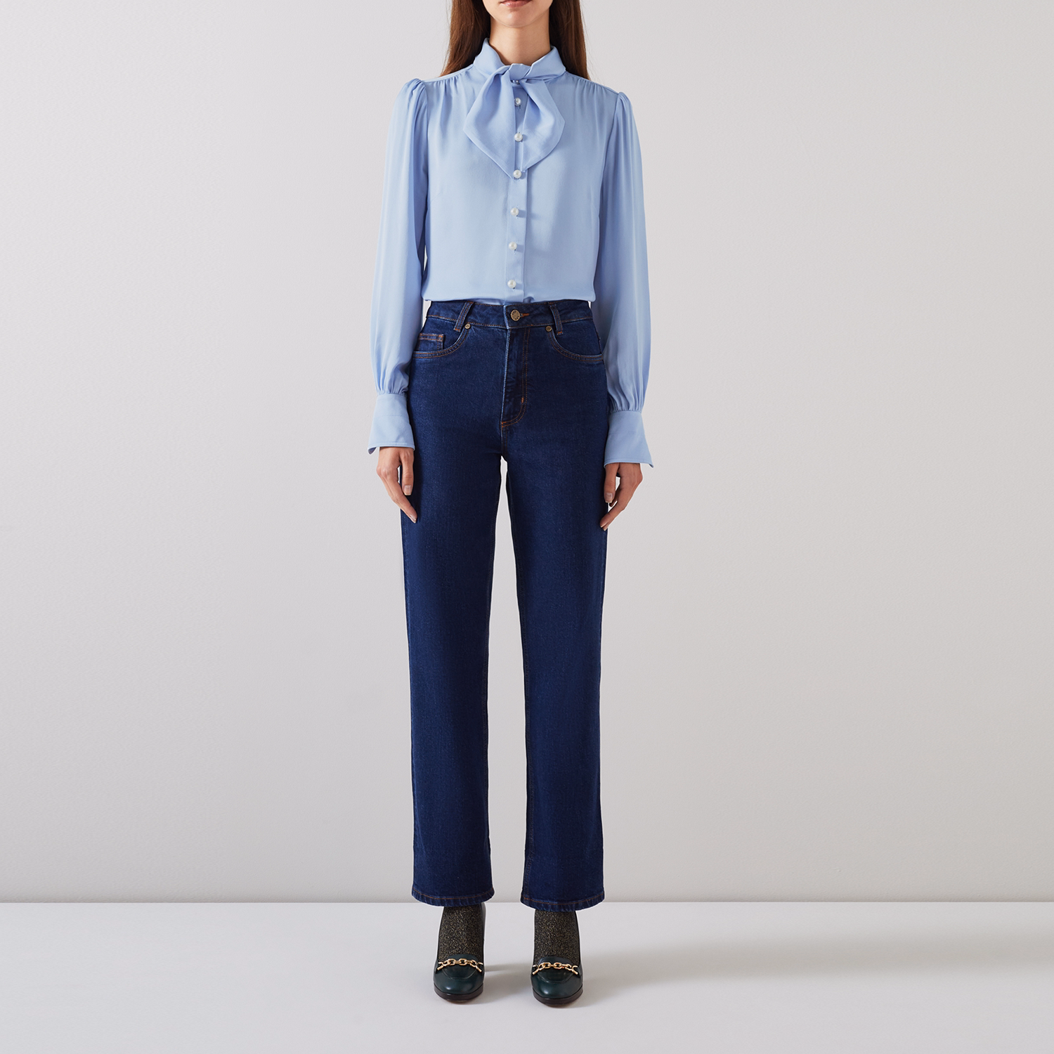 Hall Tie-Neck Blouse