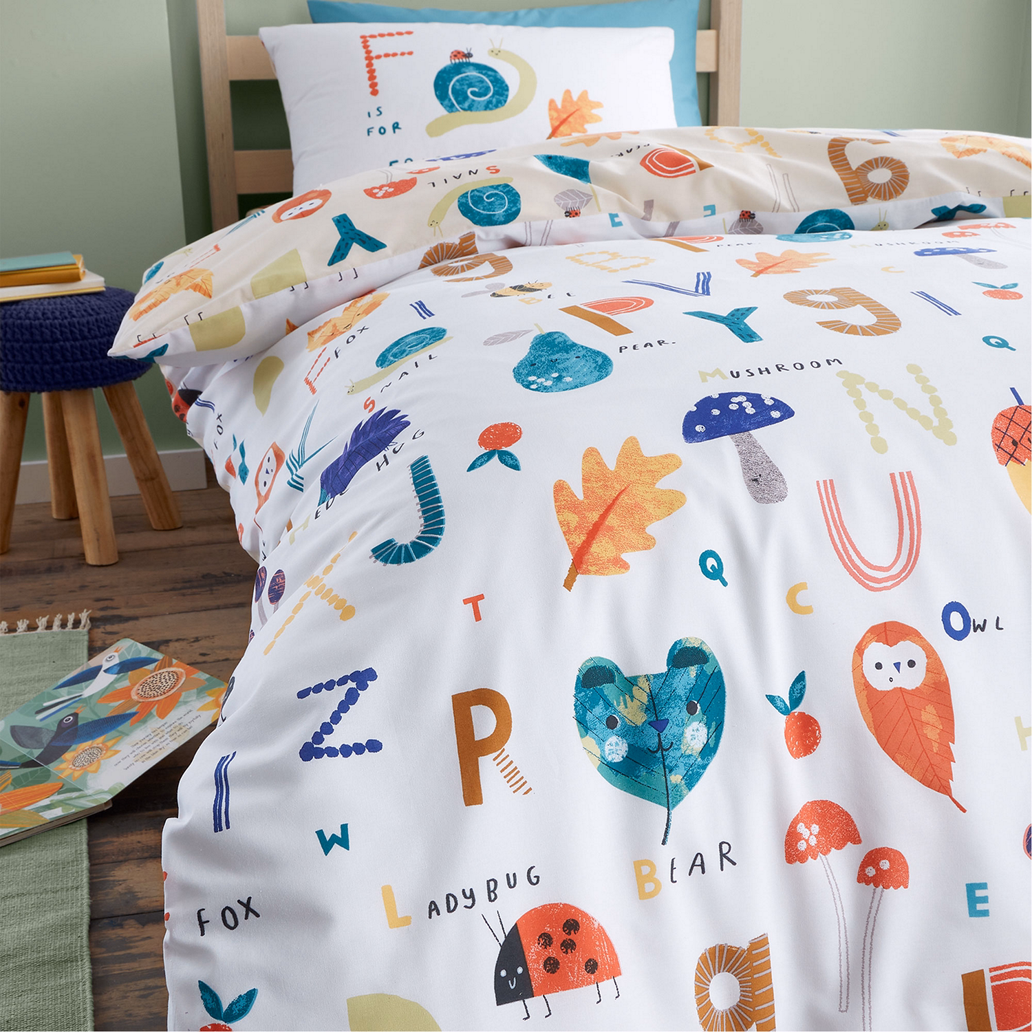 My Allotment Duvet Set Natural