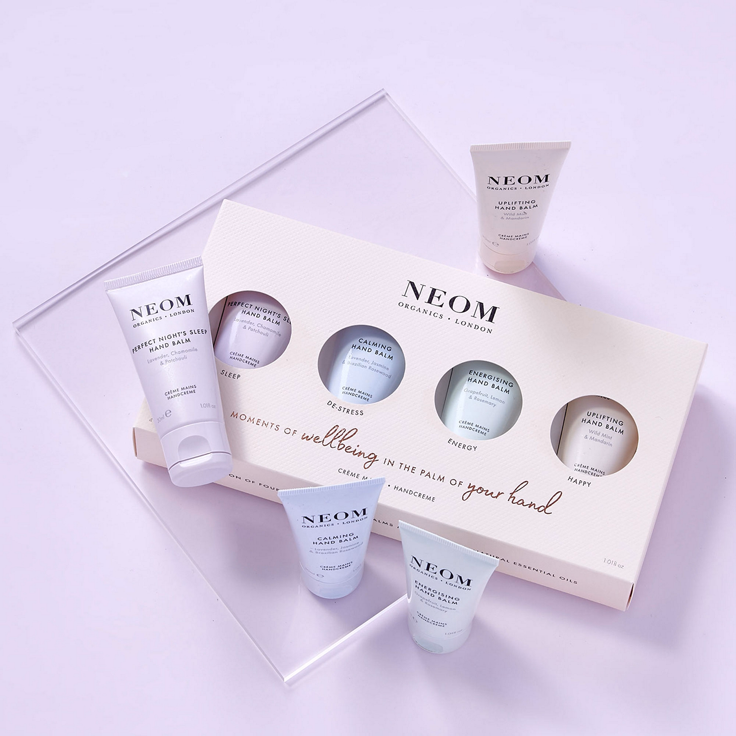 Moments of Wellbeing In The Palm Of Your Hand 4 x 30ml