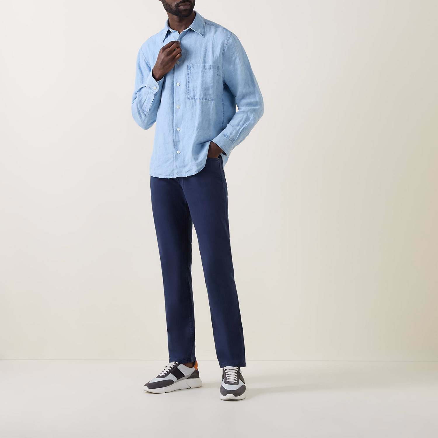 Desert Five-Pocket Regular Trousers