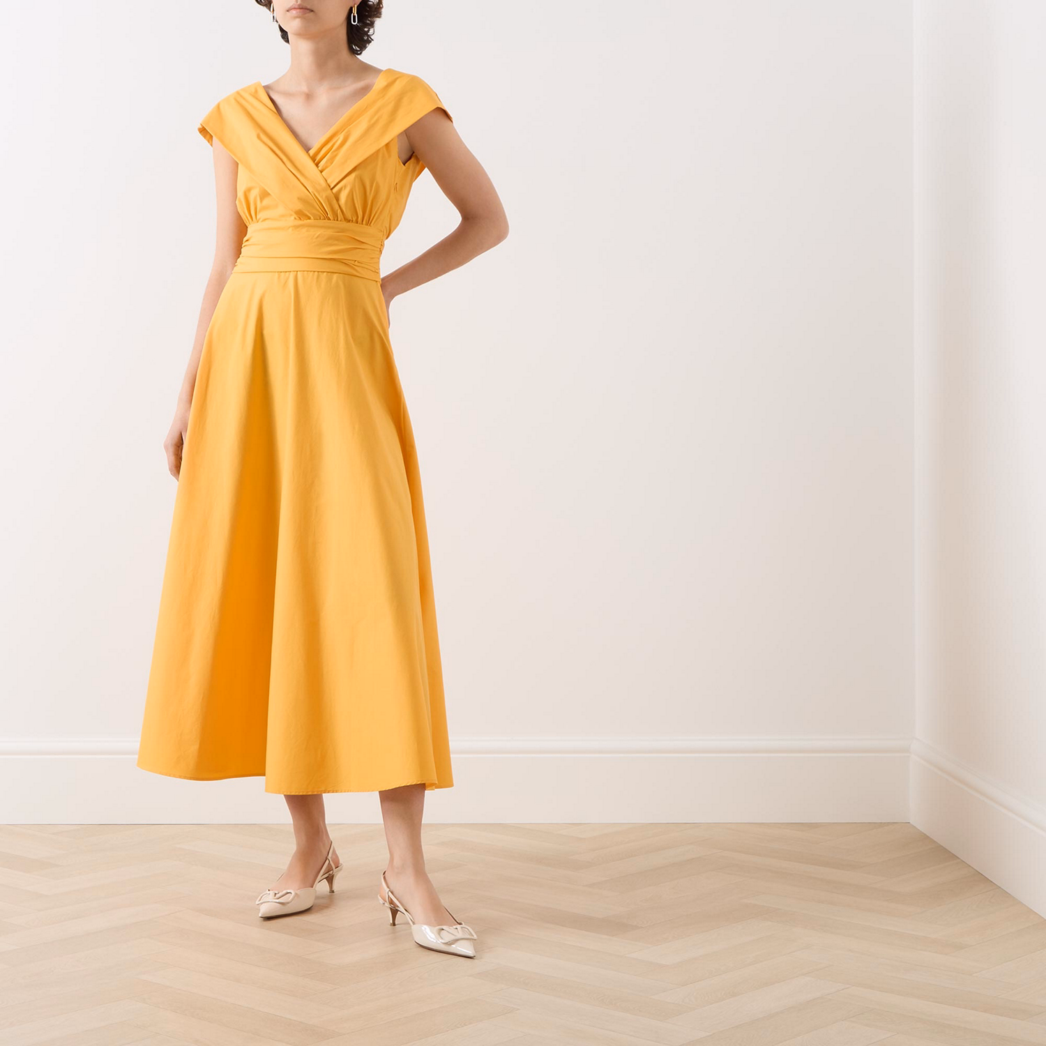 Galizia Cross-Front Dress