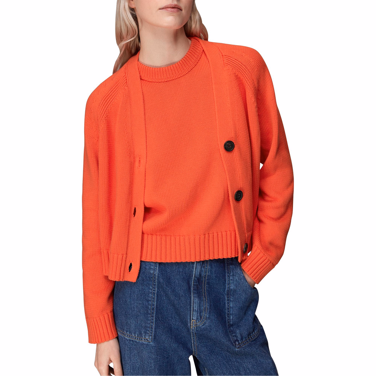 Karine Ribbed Cardigan