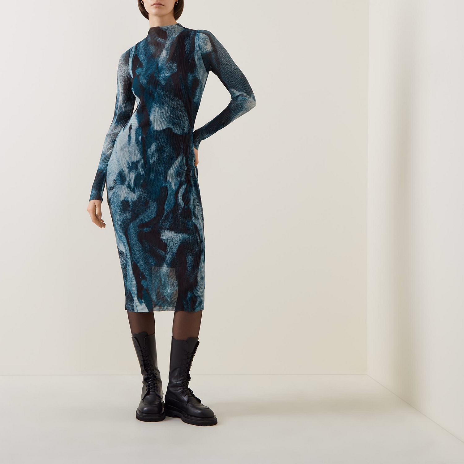 Eviba Printed Fitted Dress