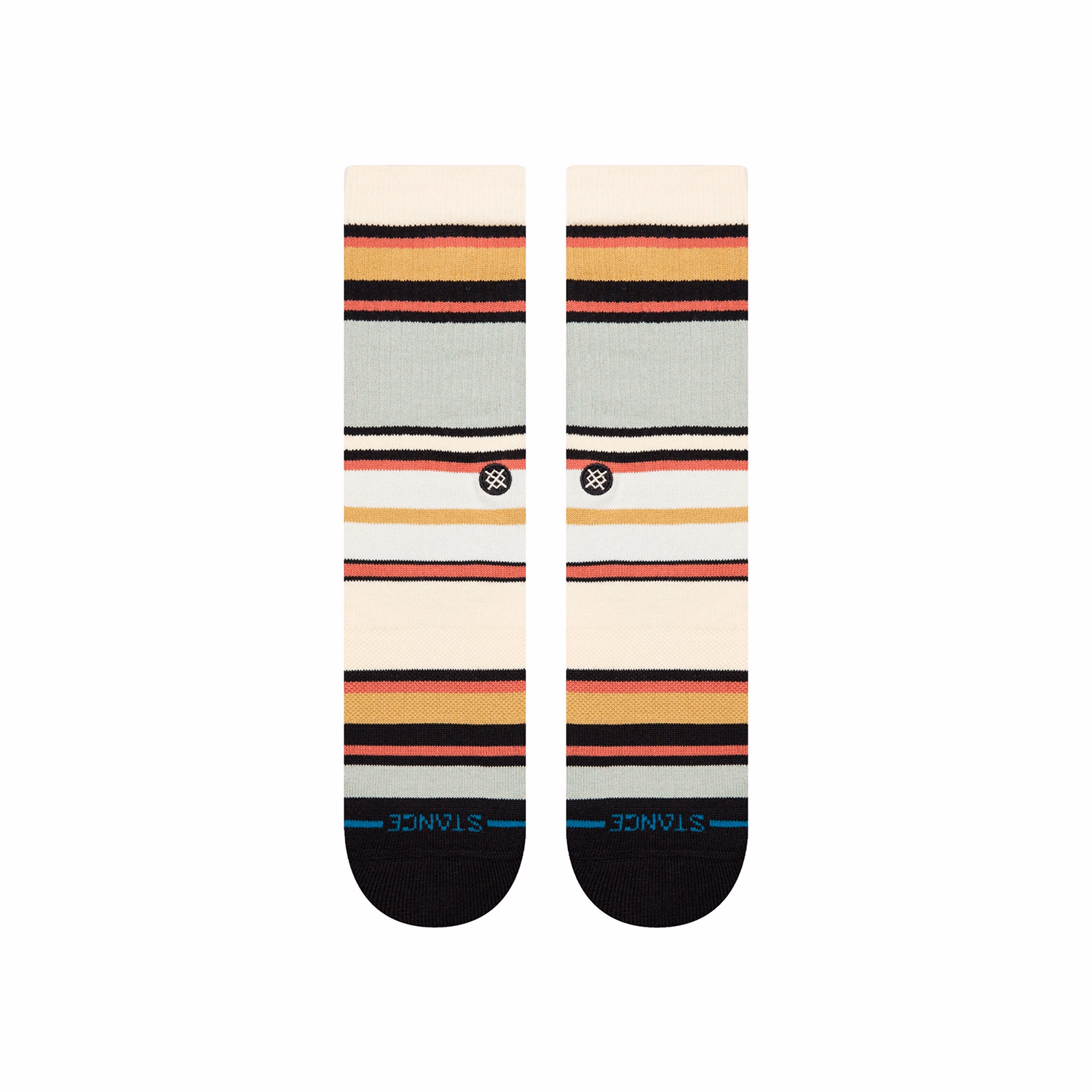 Mike B Striped Crew Socks