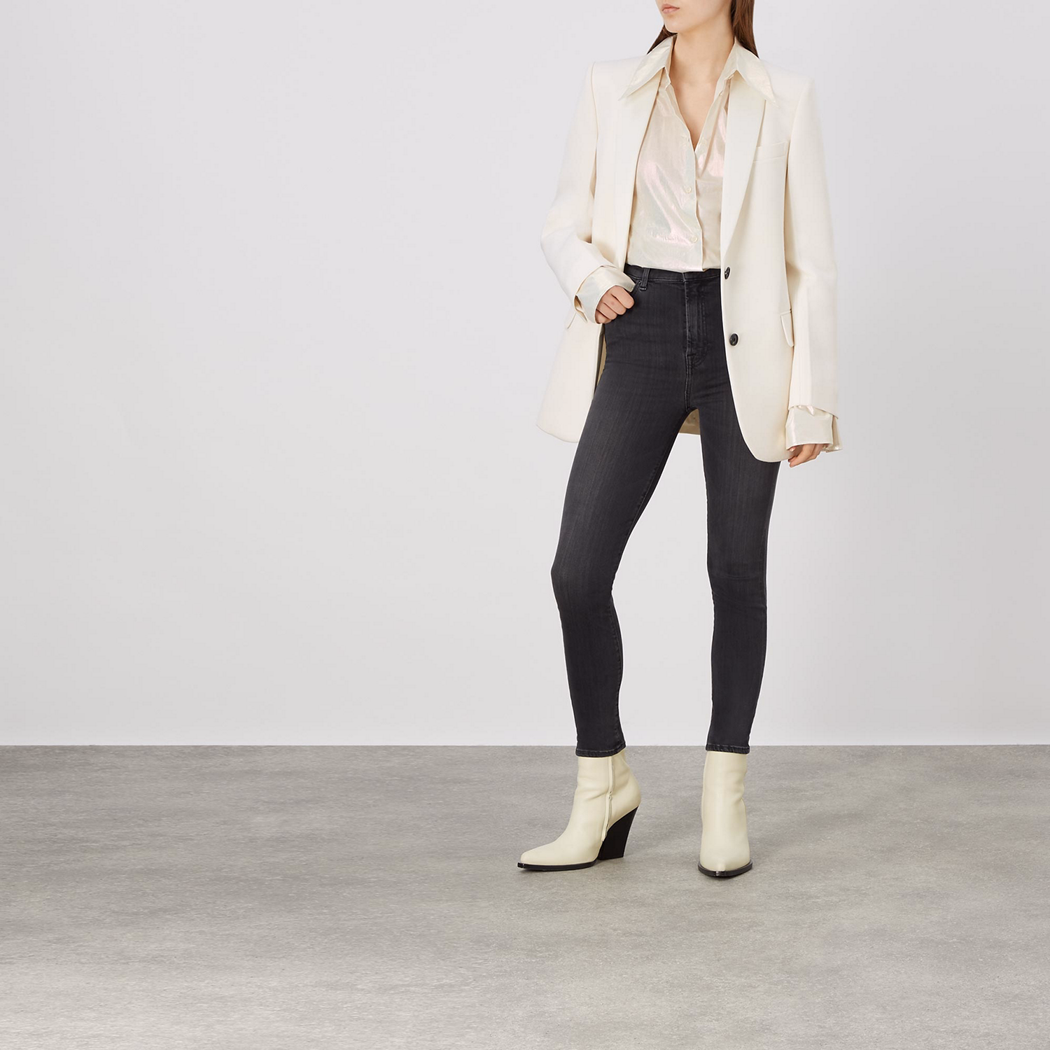 Aubrey High-Rise Slim Illusion Skinny Jeans