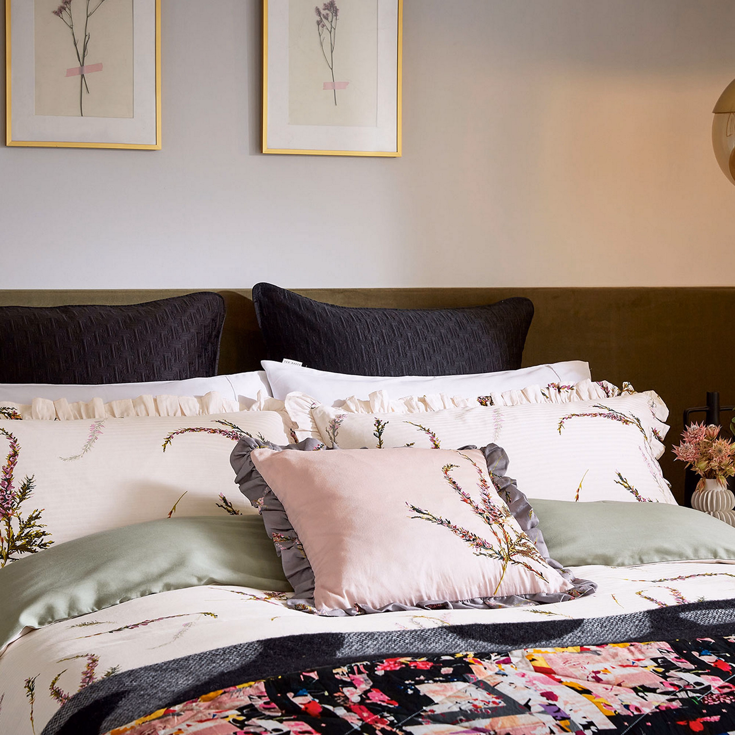 Heather Oxford Pillowcase Blush