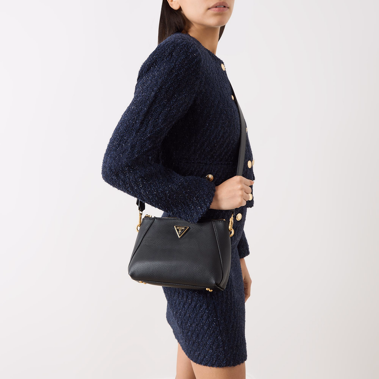Laryn Double-Zip Crossbody Bag