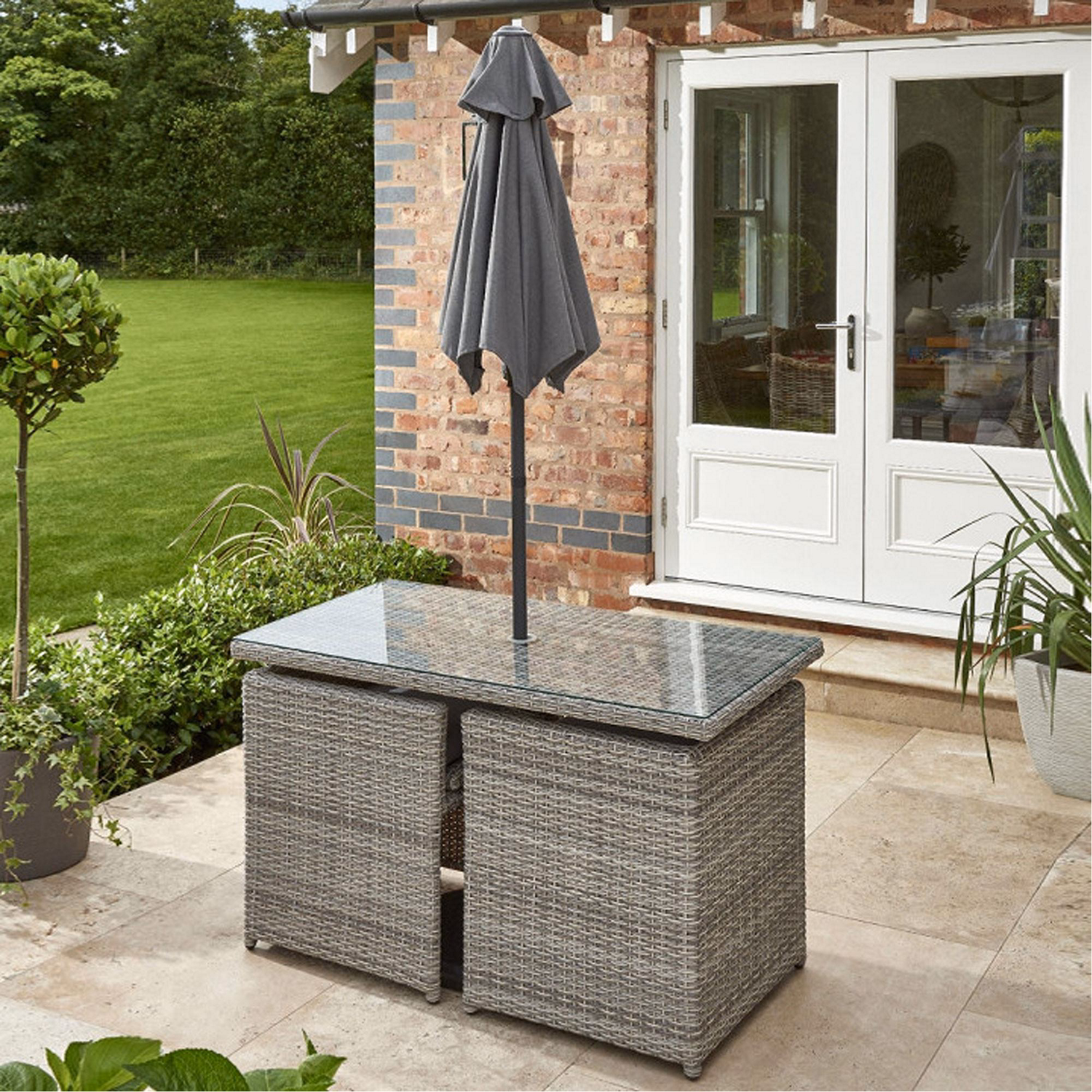 Wensum Bistro Set Grey