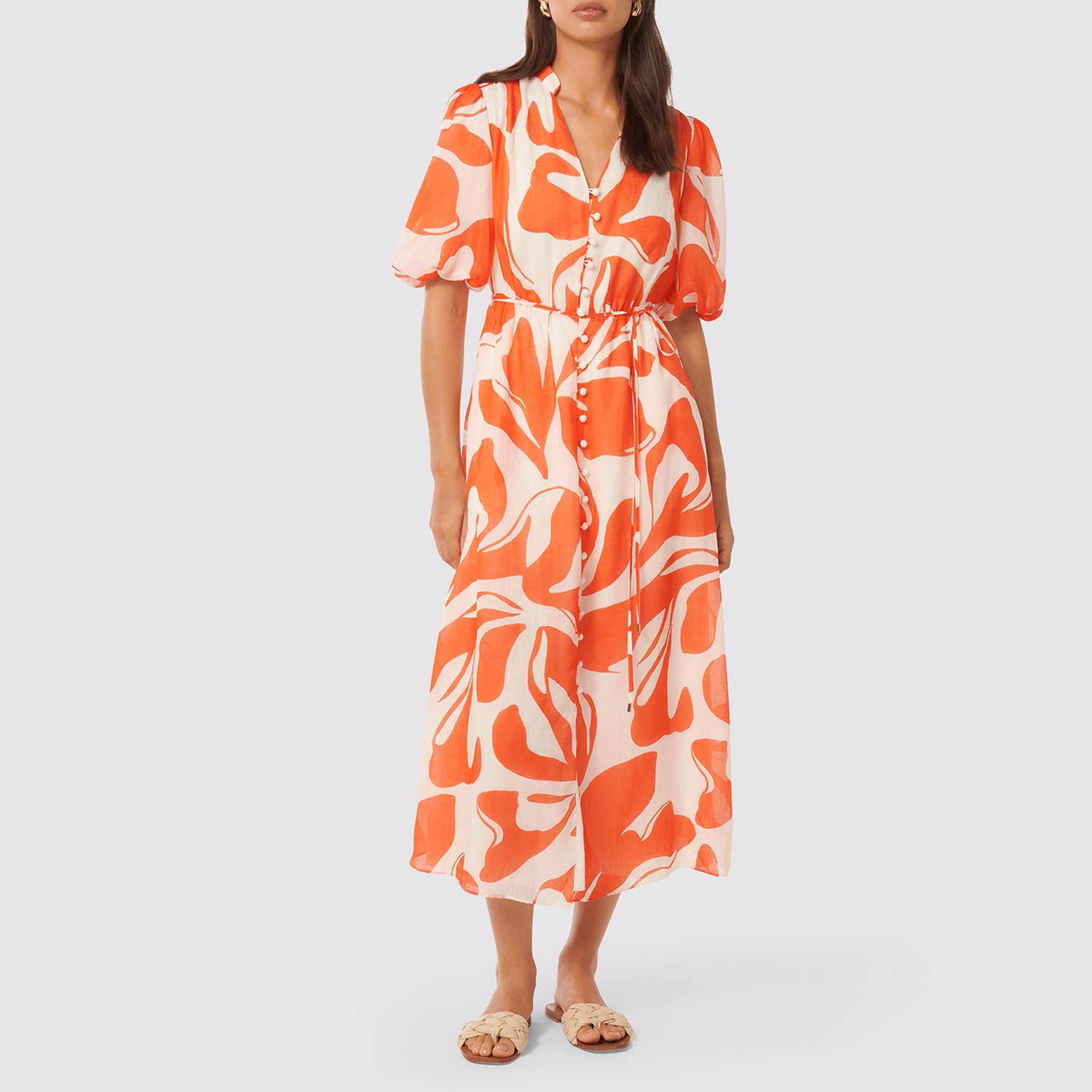 Loren Printed Shirt Dress