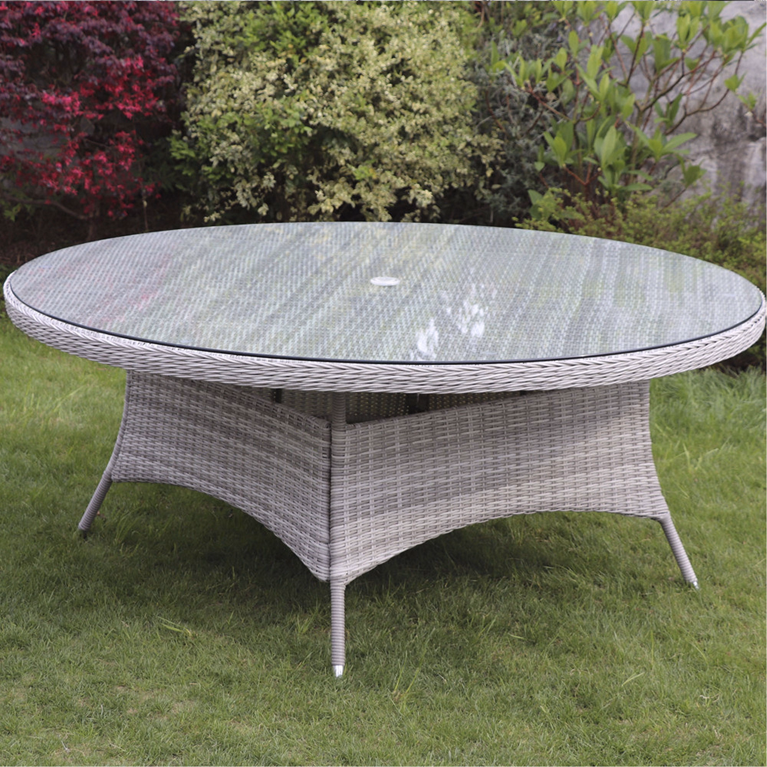 Sepino 8 Seater Round Set Grey