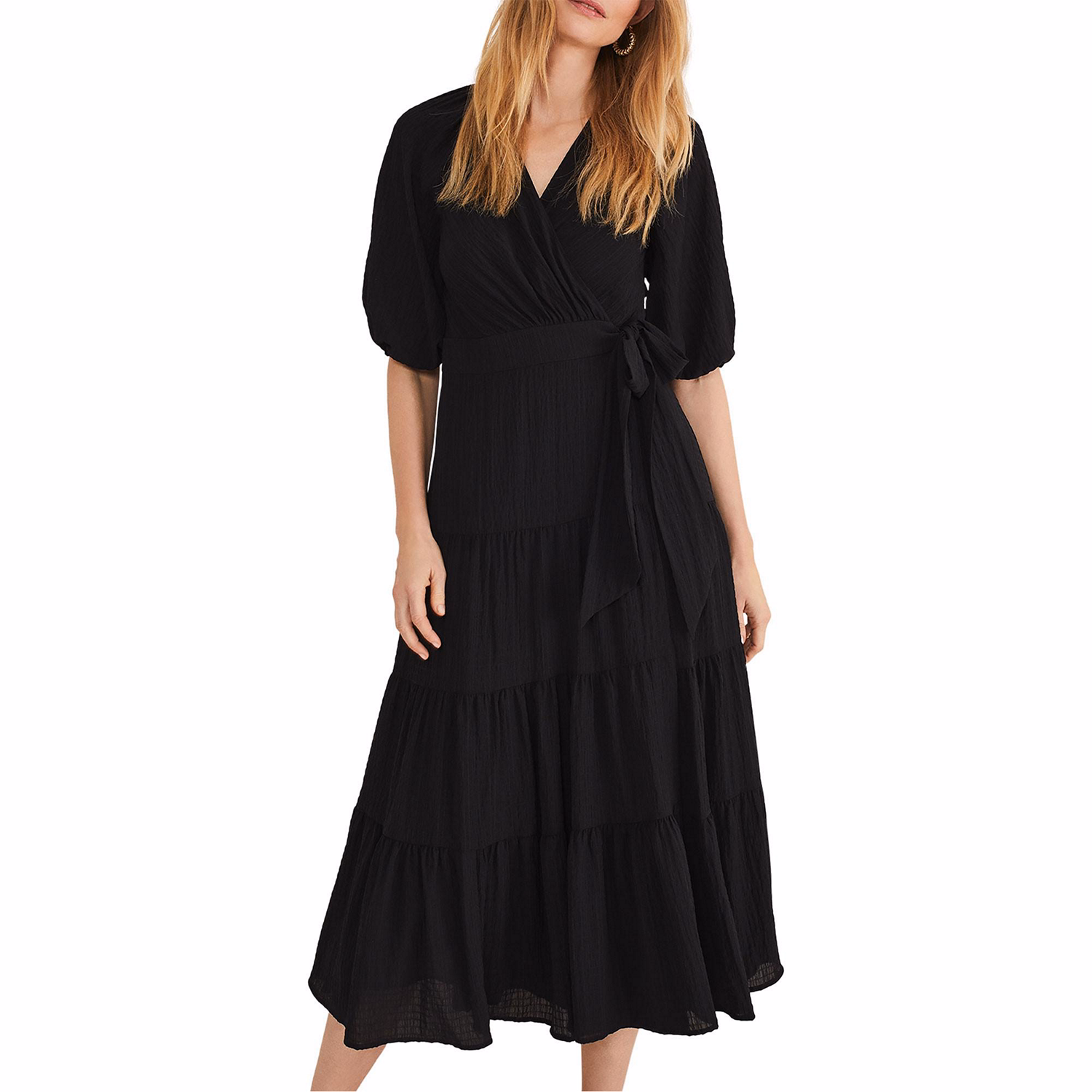 Morven Wrap Midi Dress