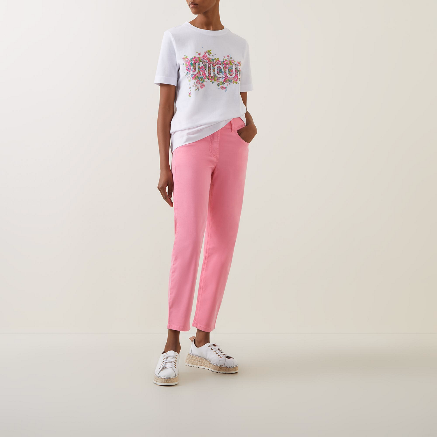 Slim-Leg Cropped Jeans