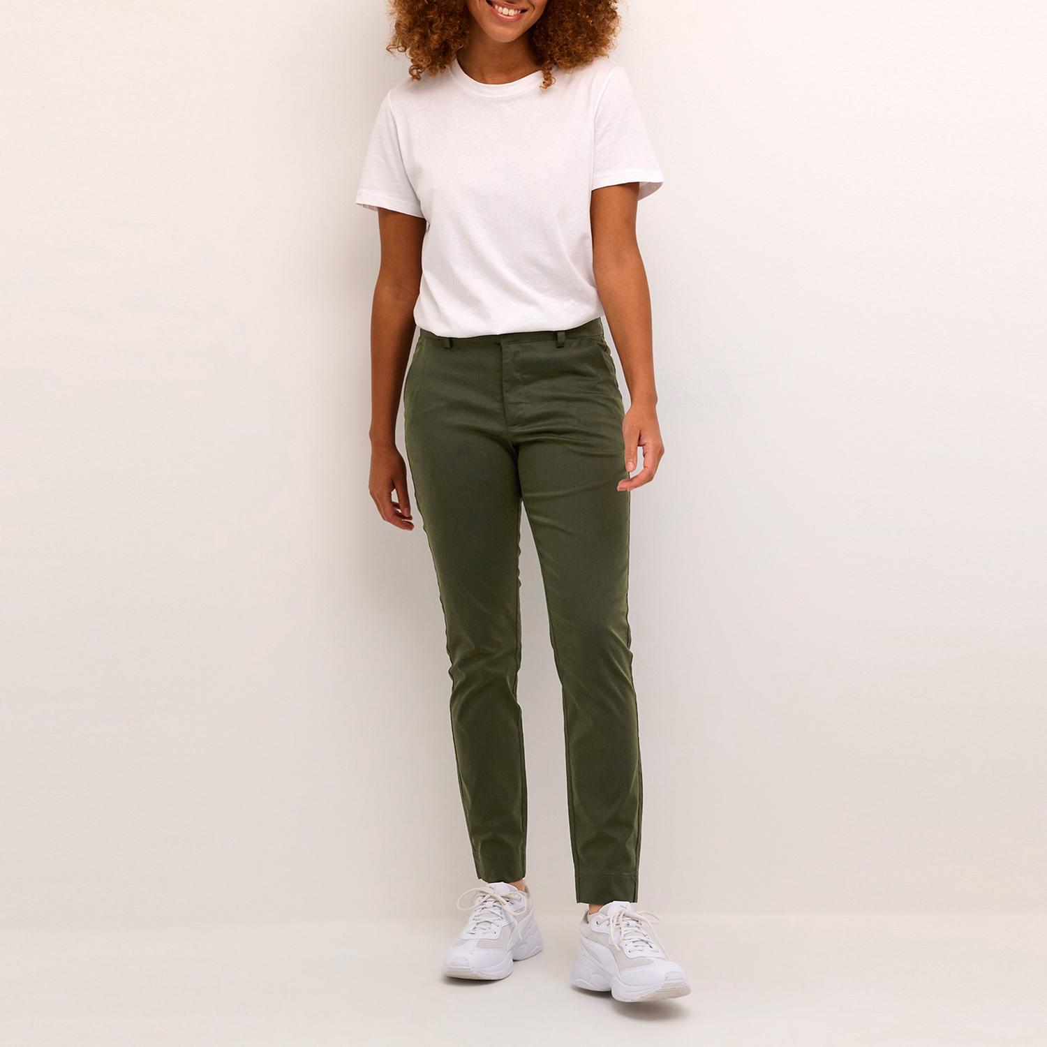 Lea Cropped Straight Leg Trousers