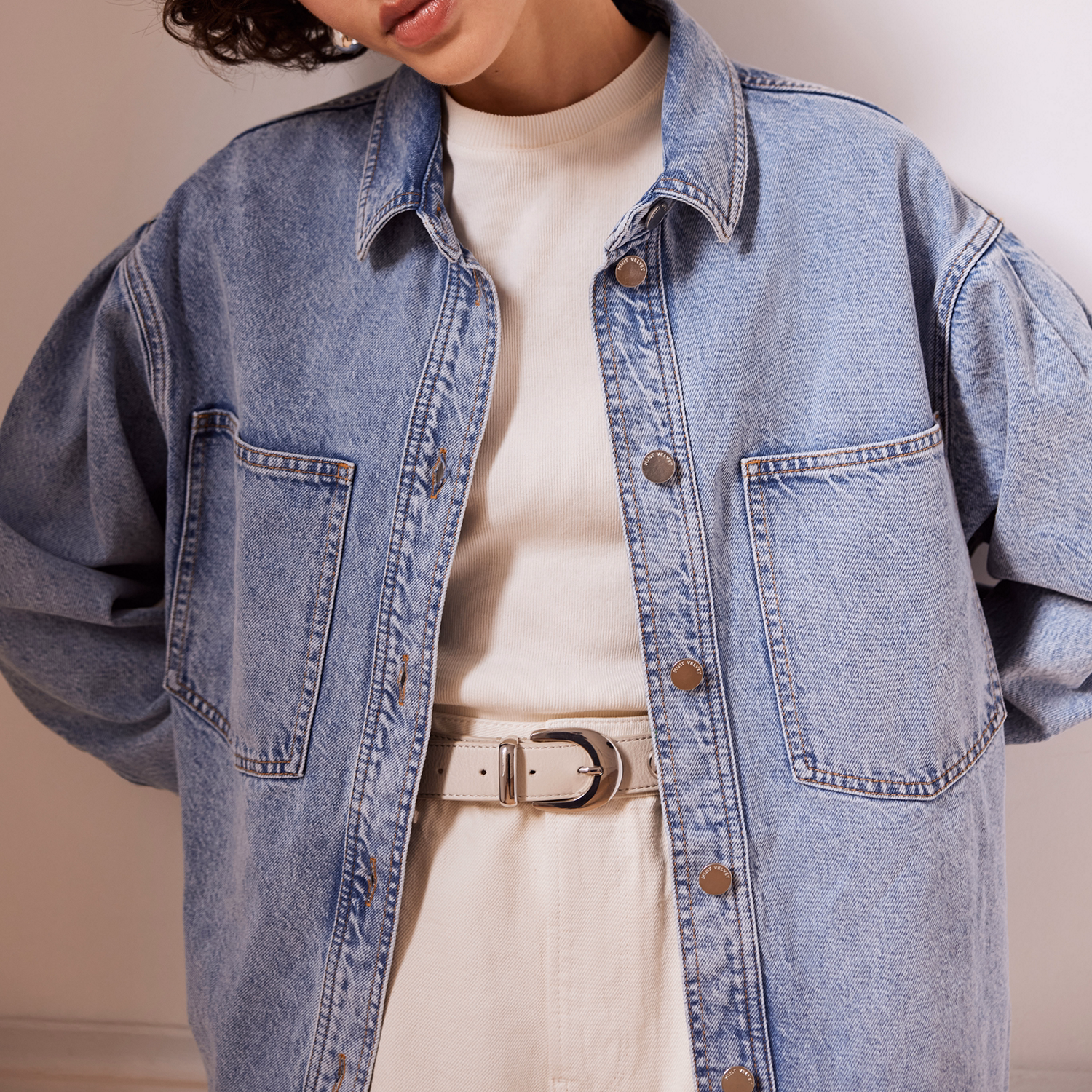 Oversized Denim Overshirt