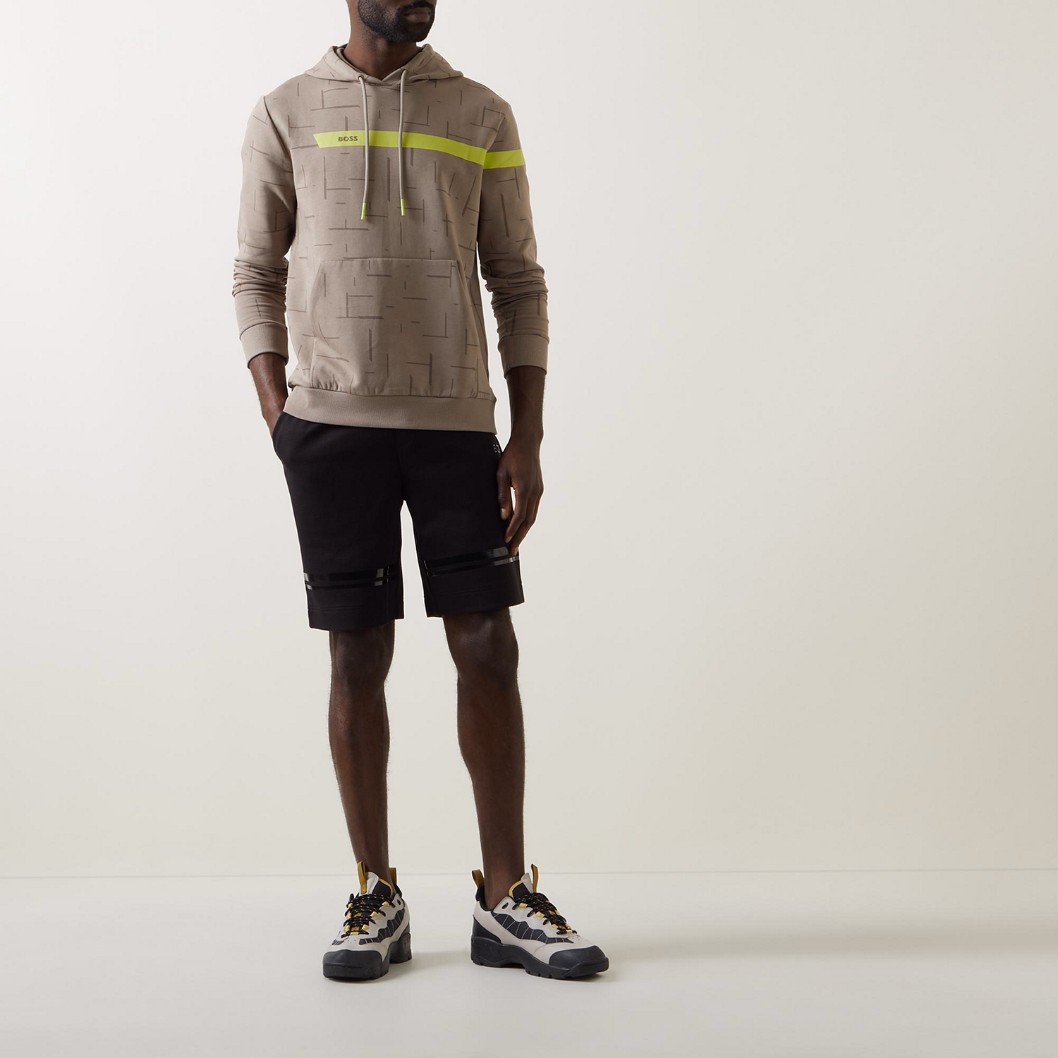 Headlo Mirrored Stripe Shorts