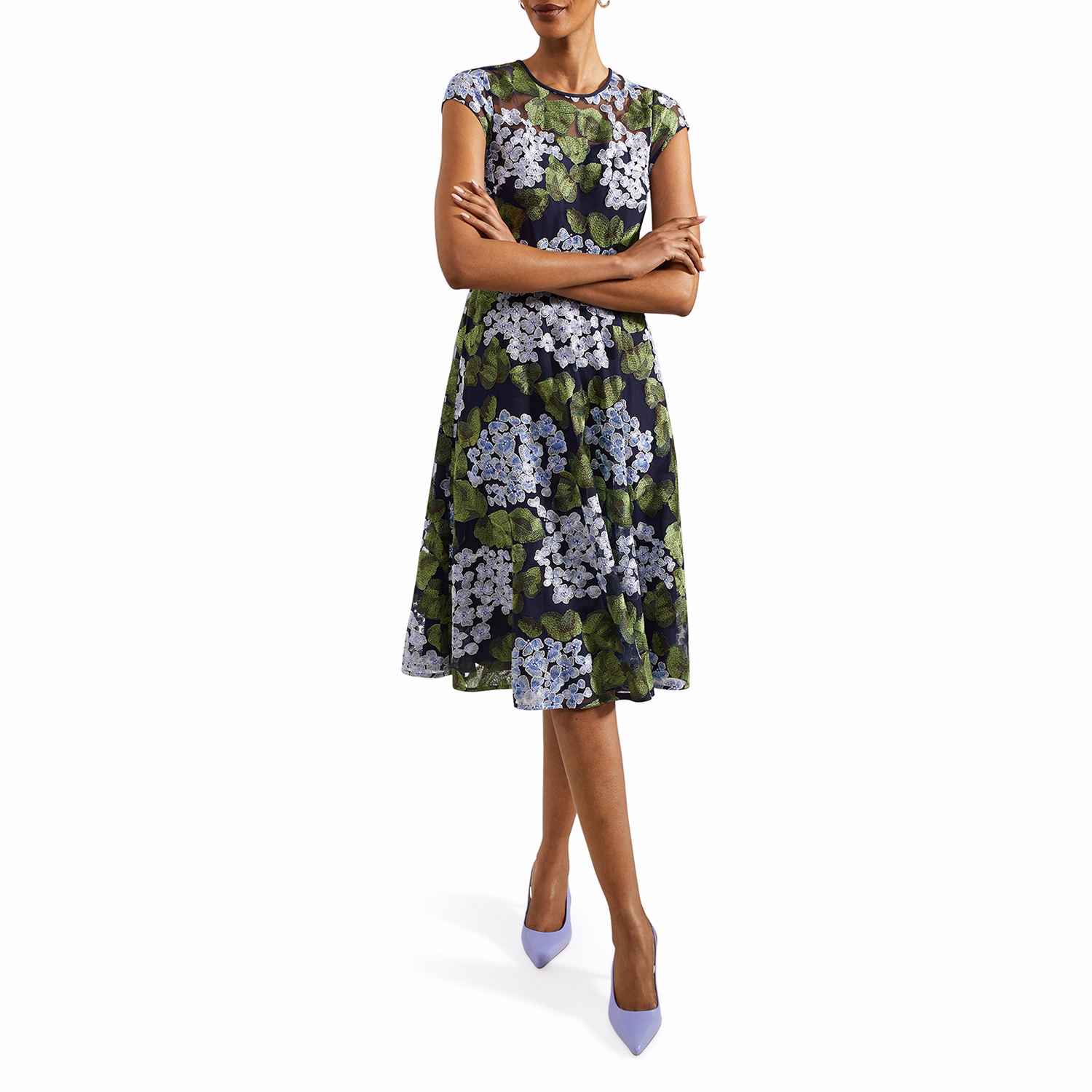 Tia Embroidered Dress