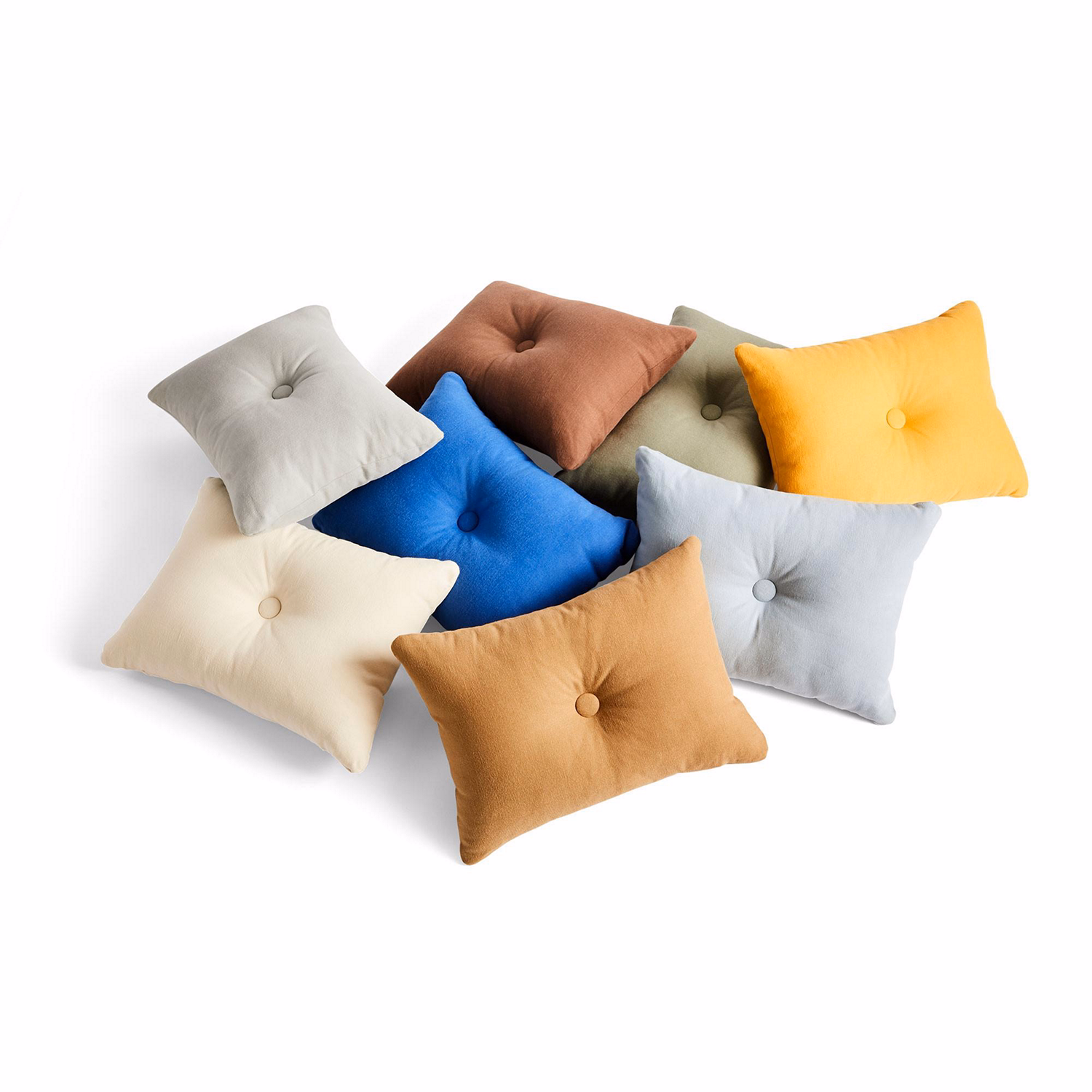 Dot Cushion Planar Warm Yellow