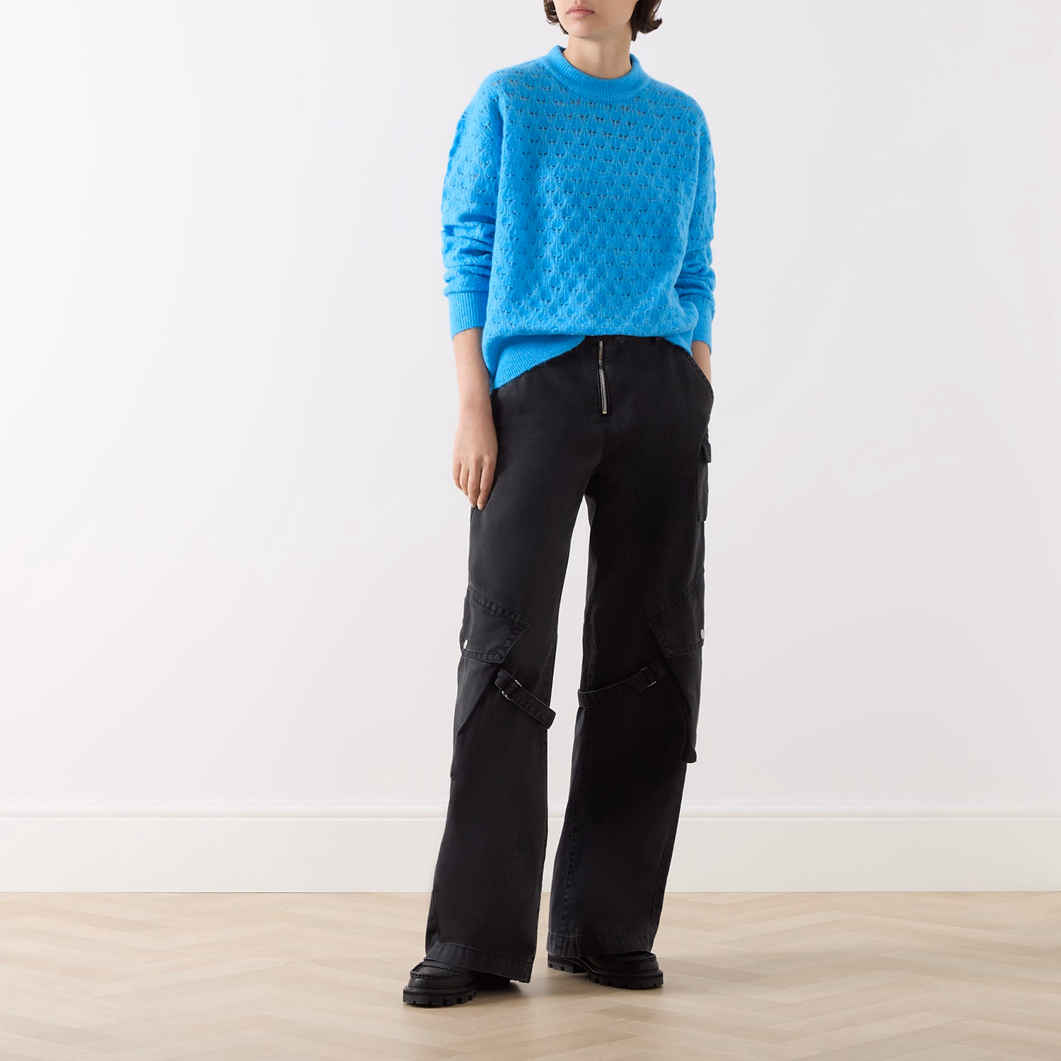 Saanour Pointelle Sweater