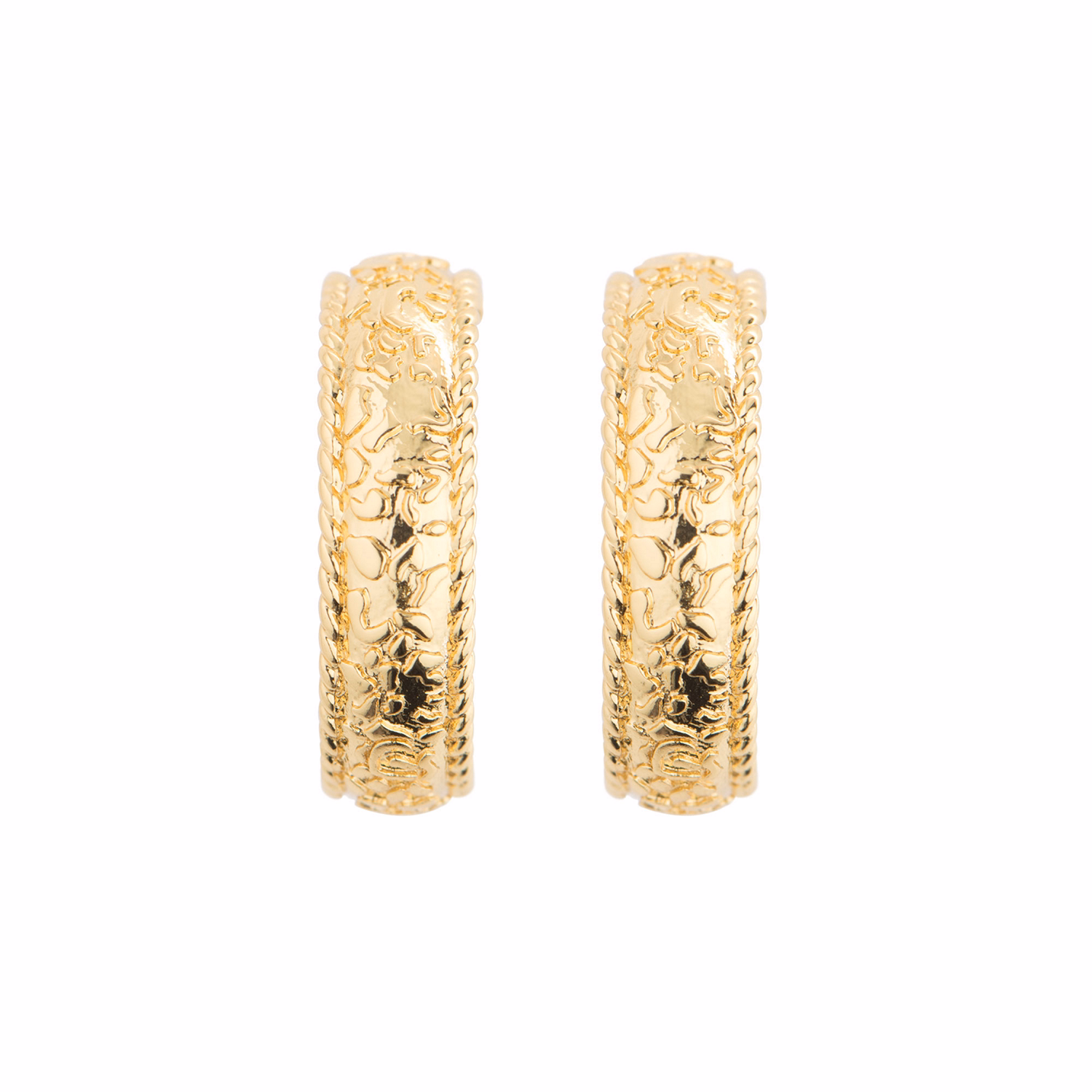 Gold Plated Hoop Earrings