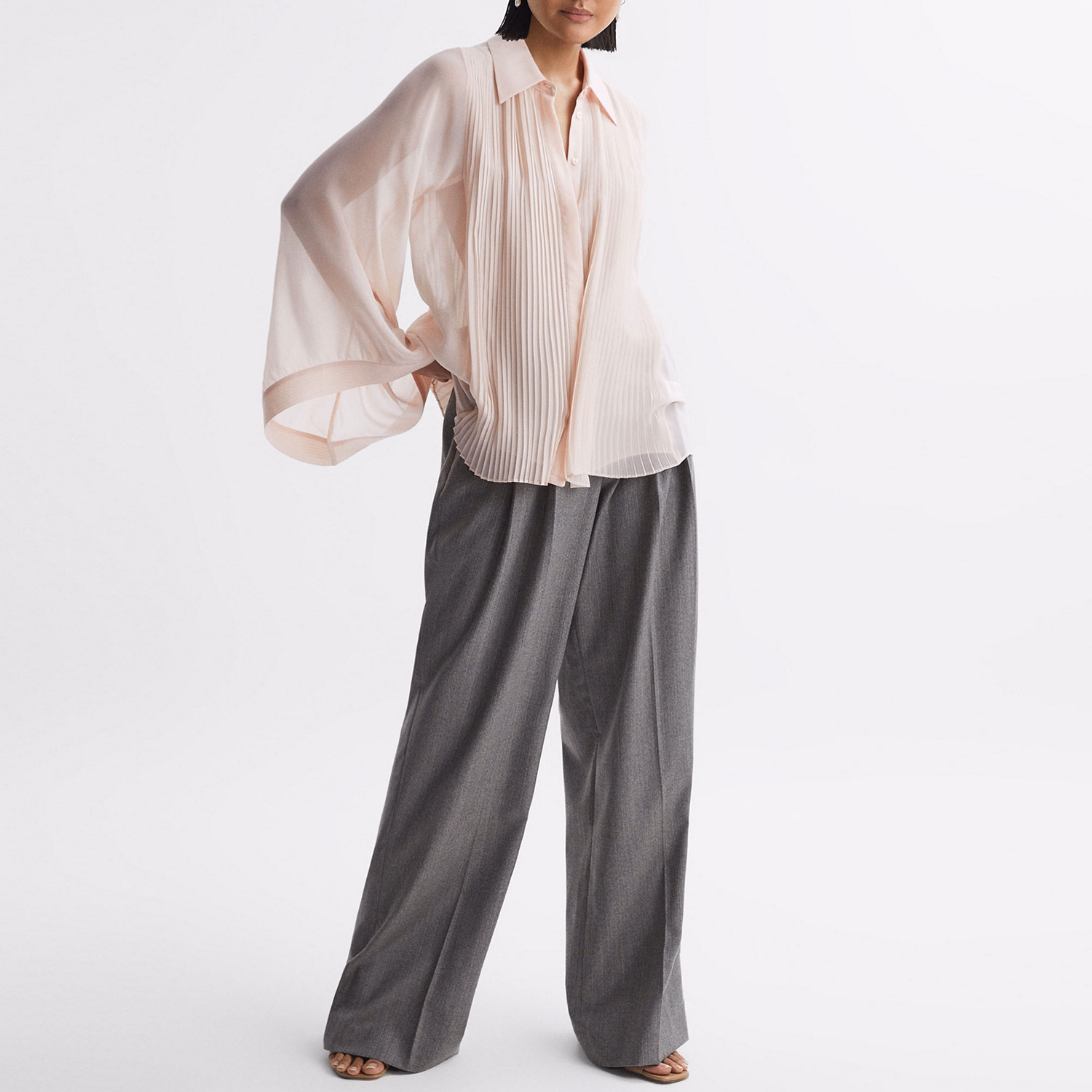 Magda Pleated Blouse