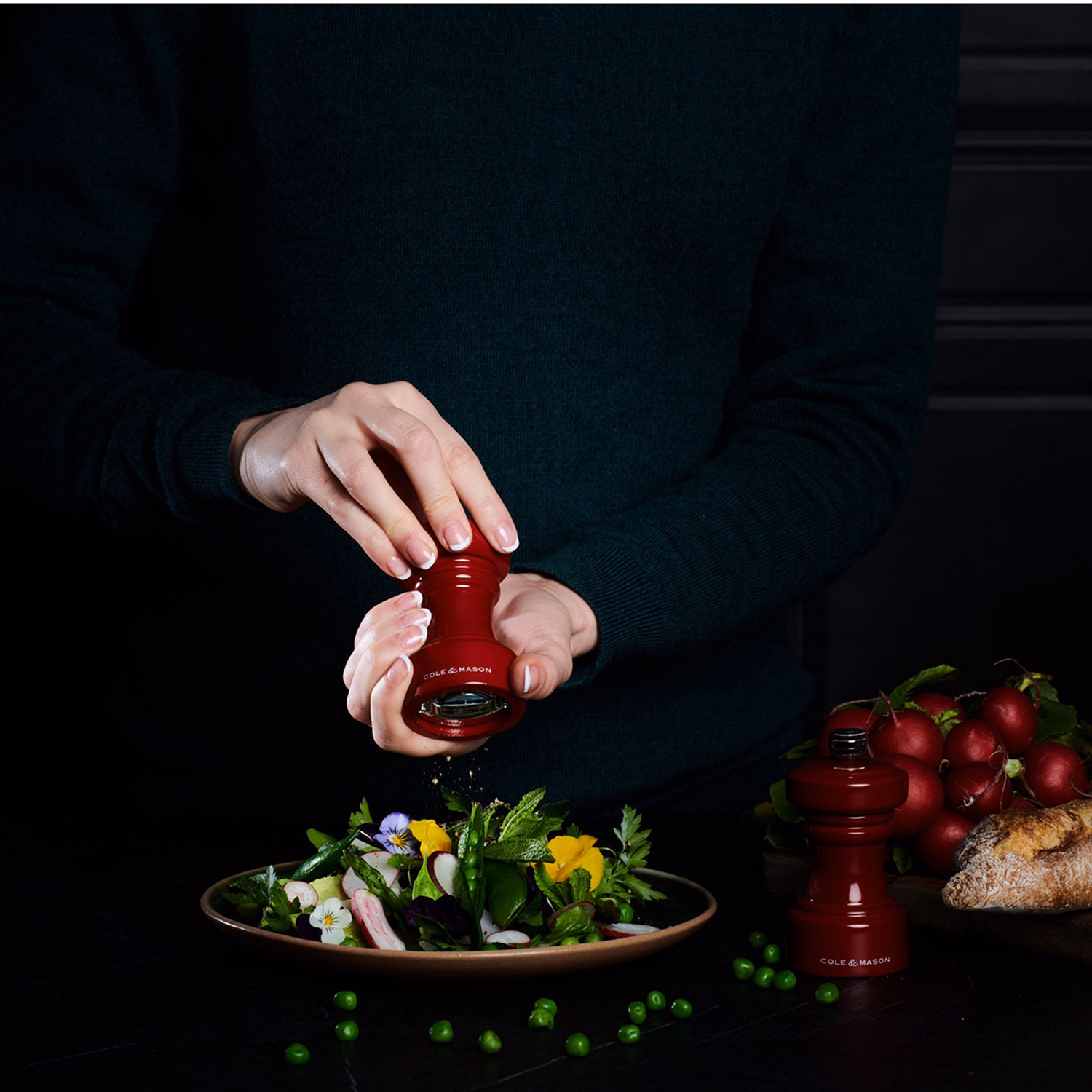 Hoxton Salt Mill Red Gloss 10.4cm