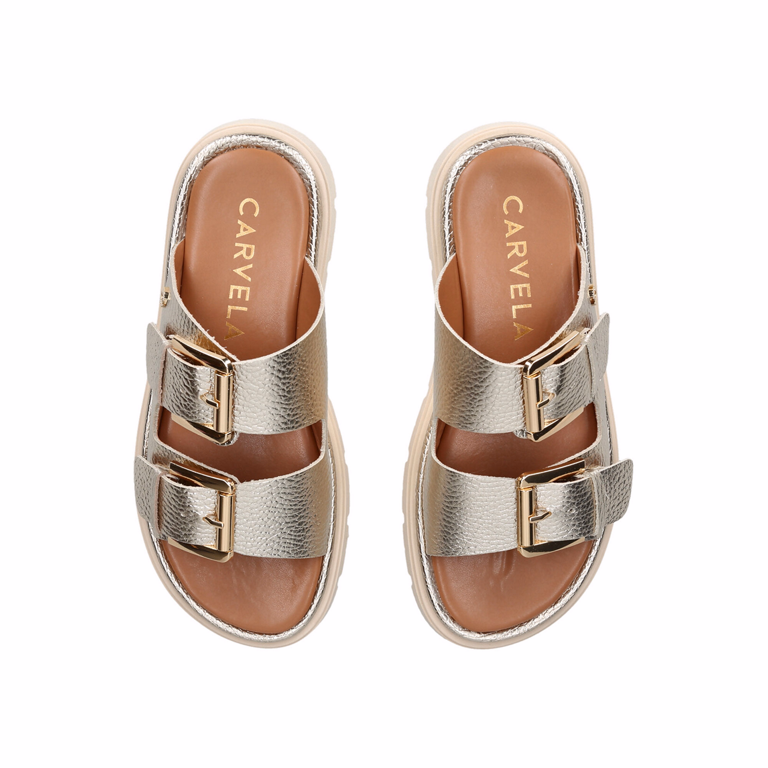 Pavilion Leather Flat Sandals