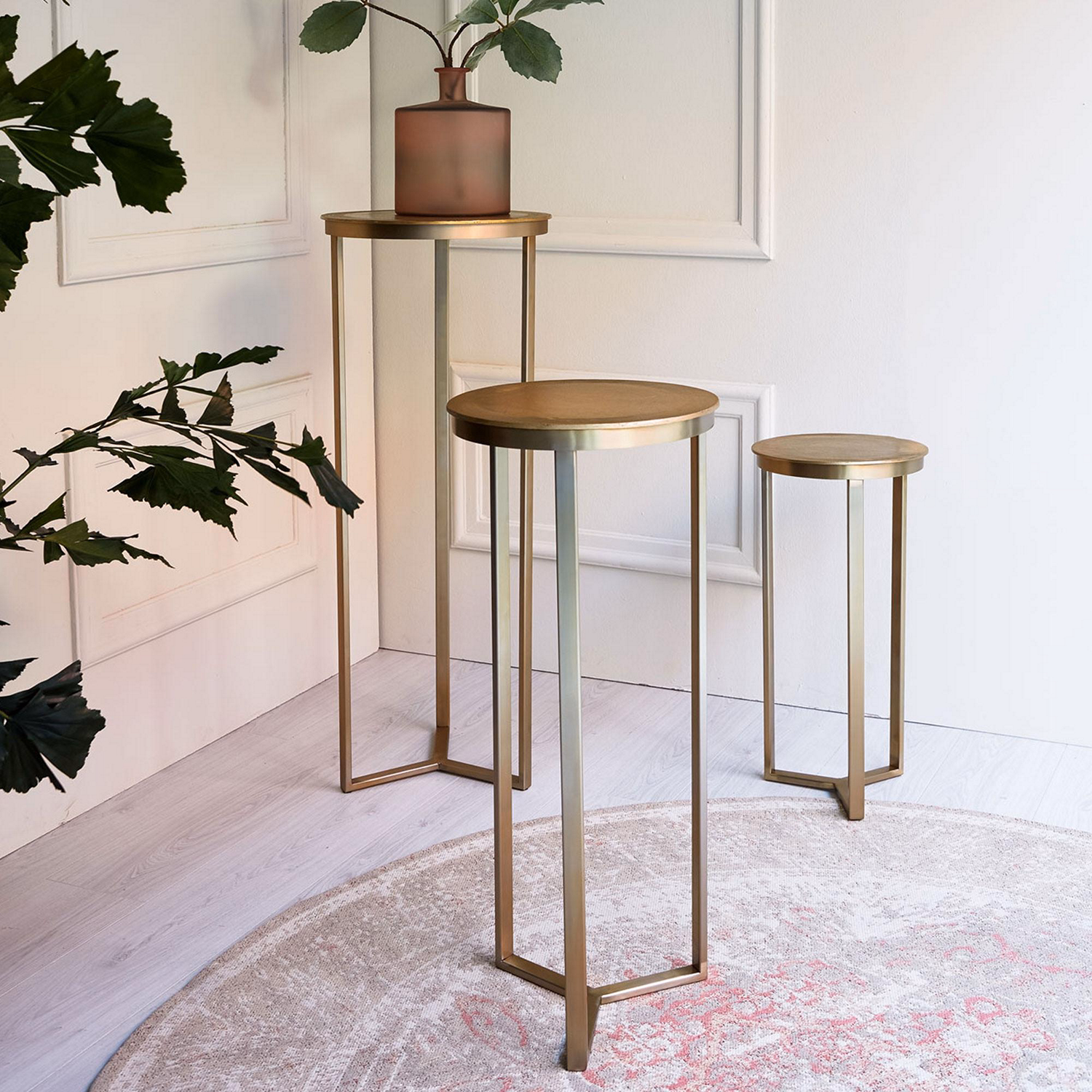 Retiro Pillar 81cm Light Gold