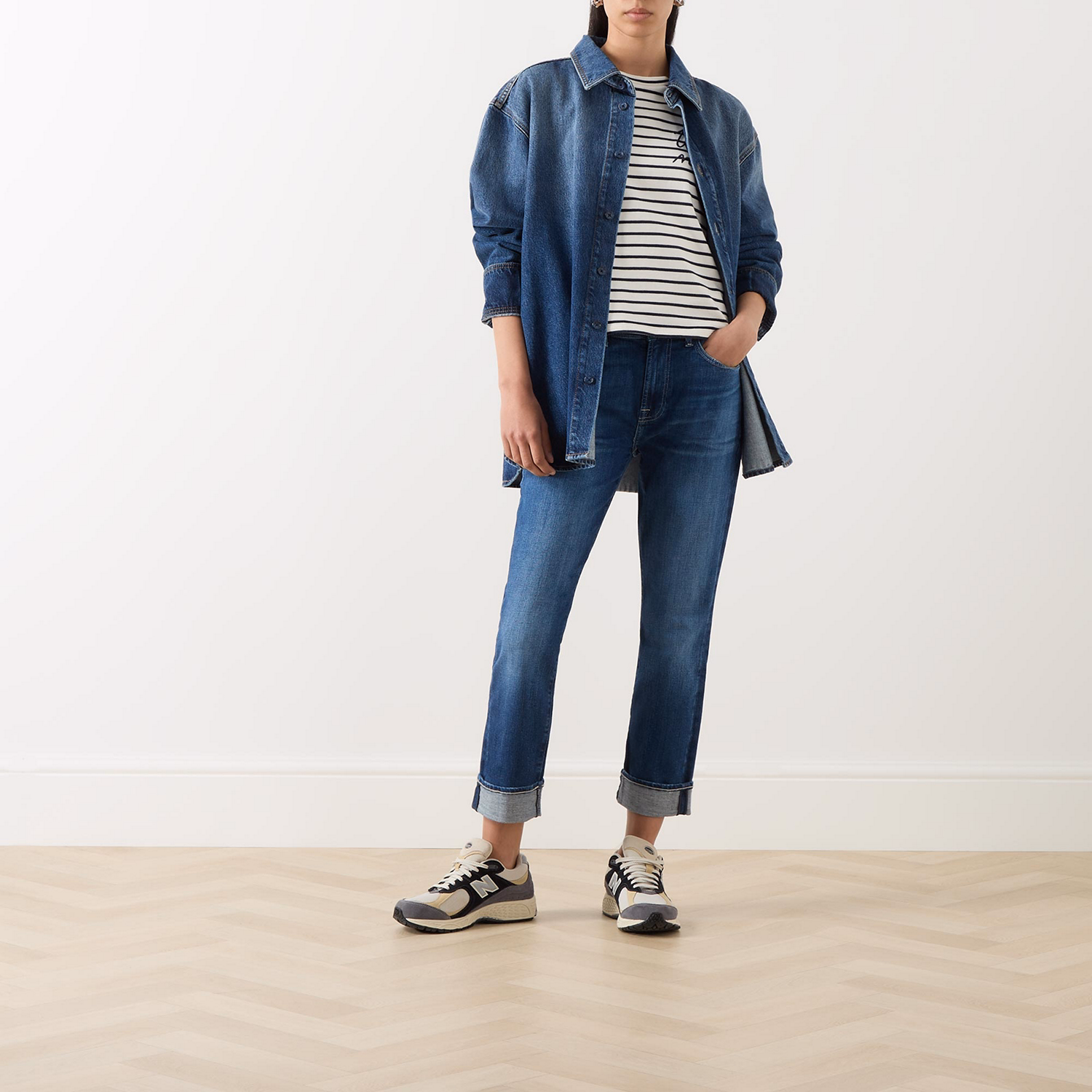 Relaxed Boyfriend Skinny Jeans