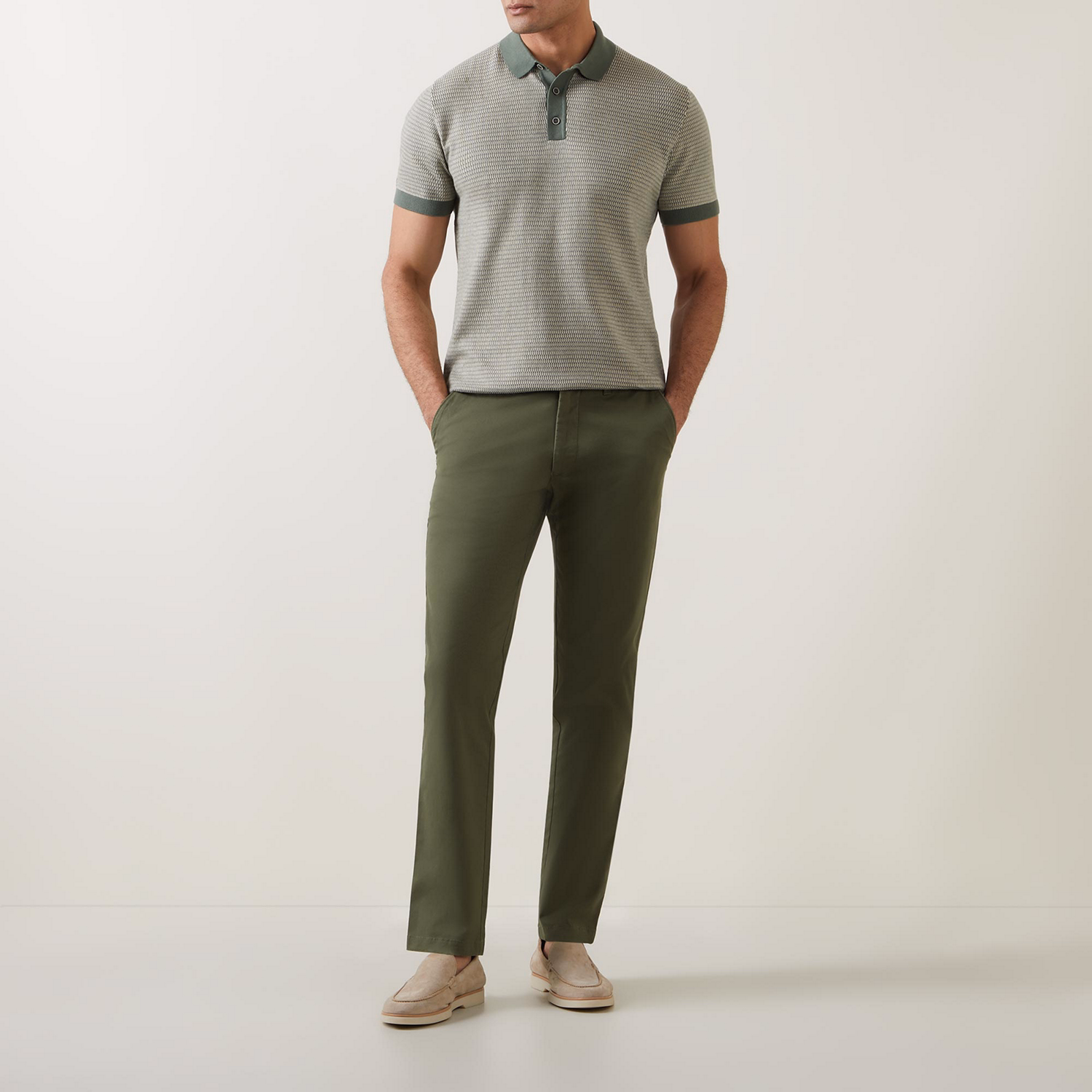 Geometric Polo Shirt