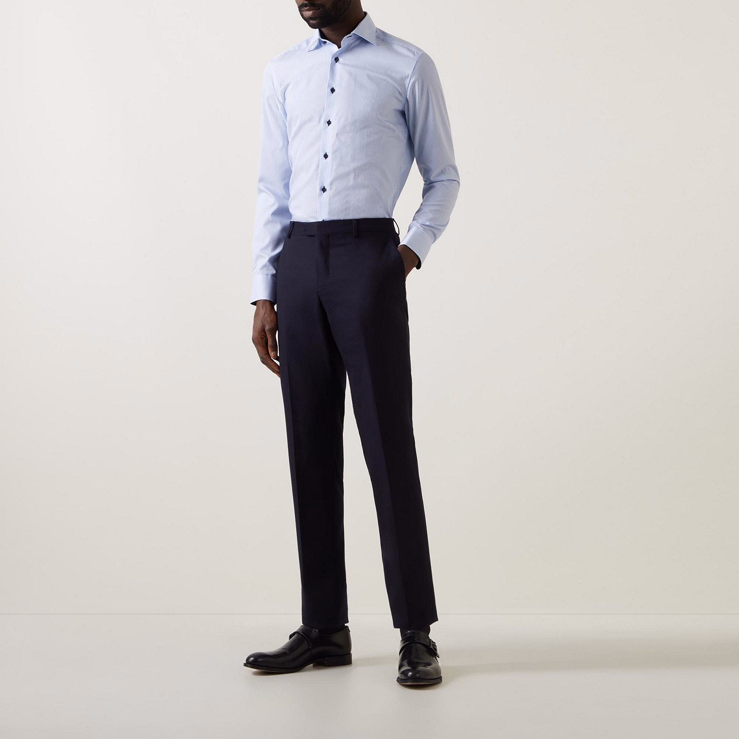 Striped Single Cuff Shirt